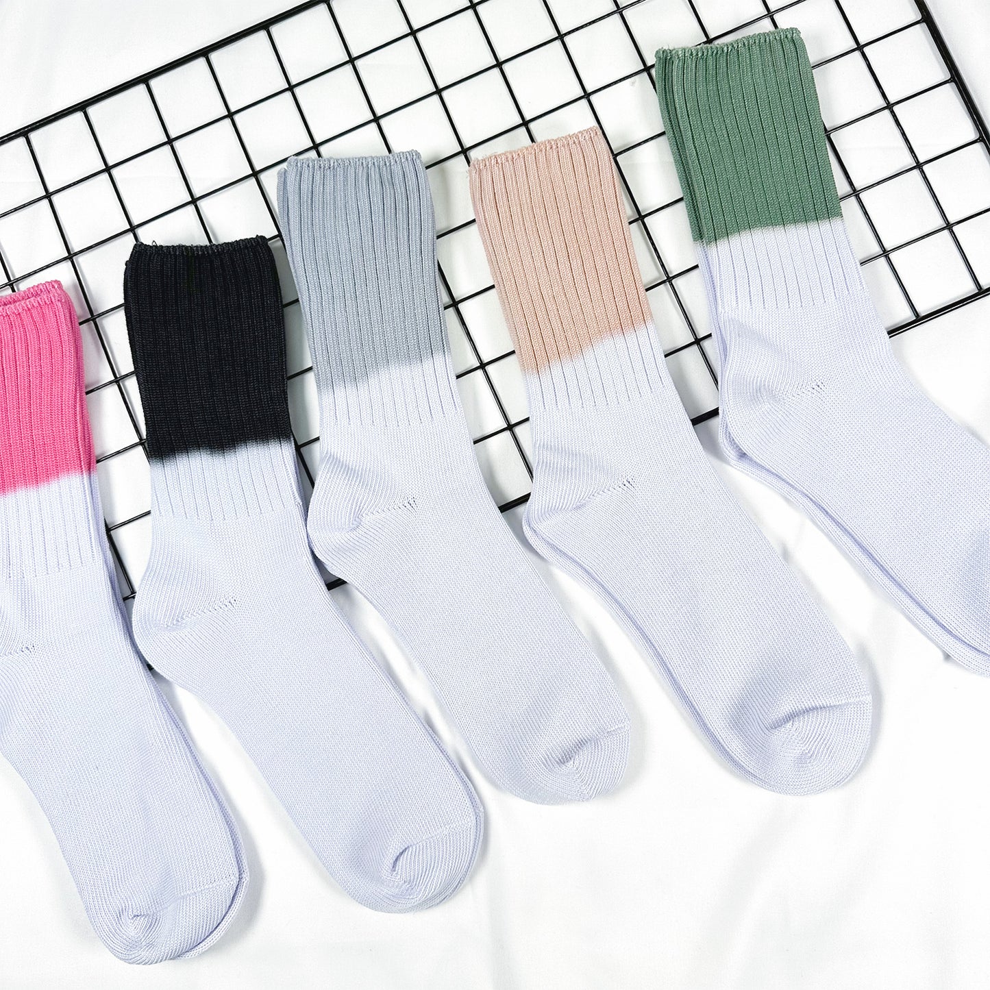Women's Crew Tie-dye Sports Socks Style 2