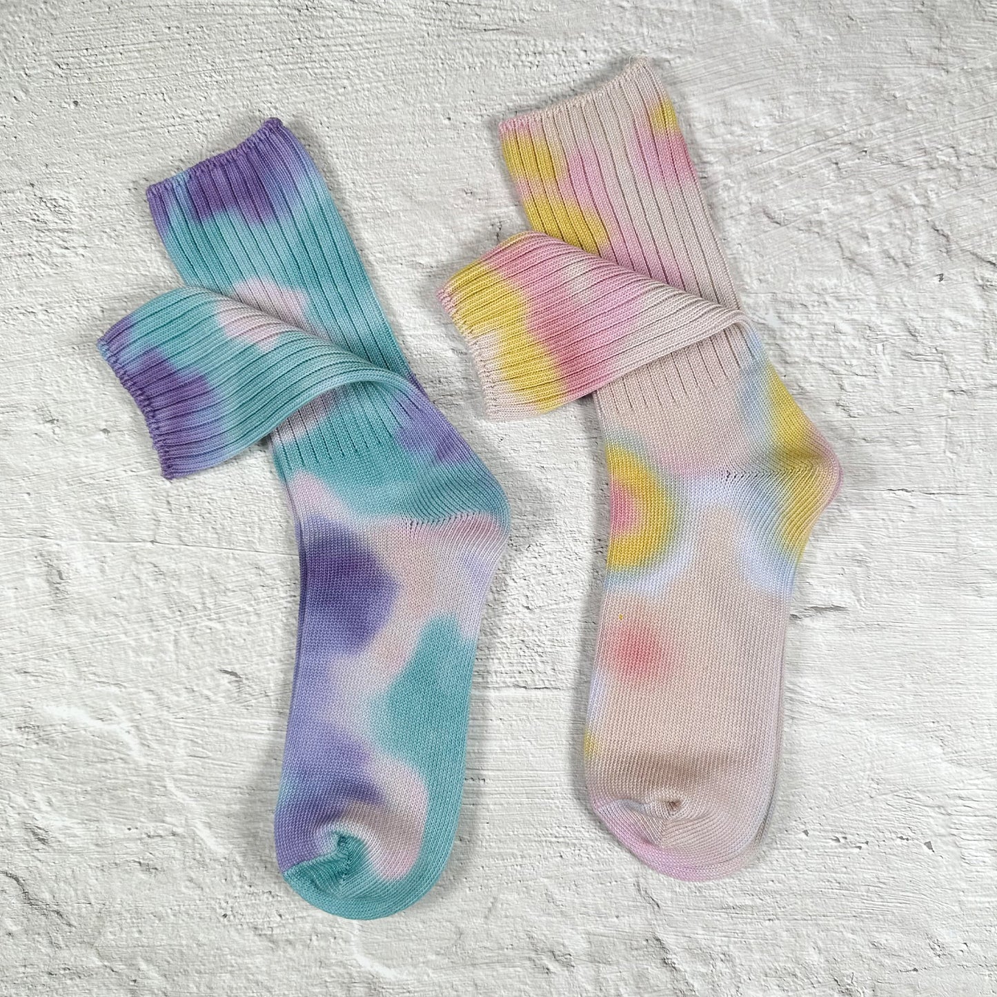Women's Crew Tie-dye Sports Socks Style 5