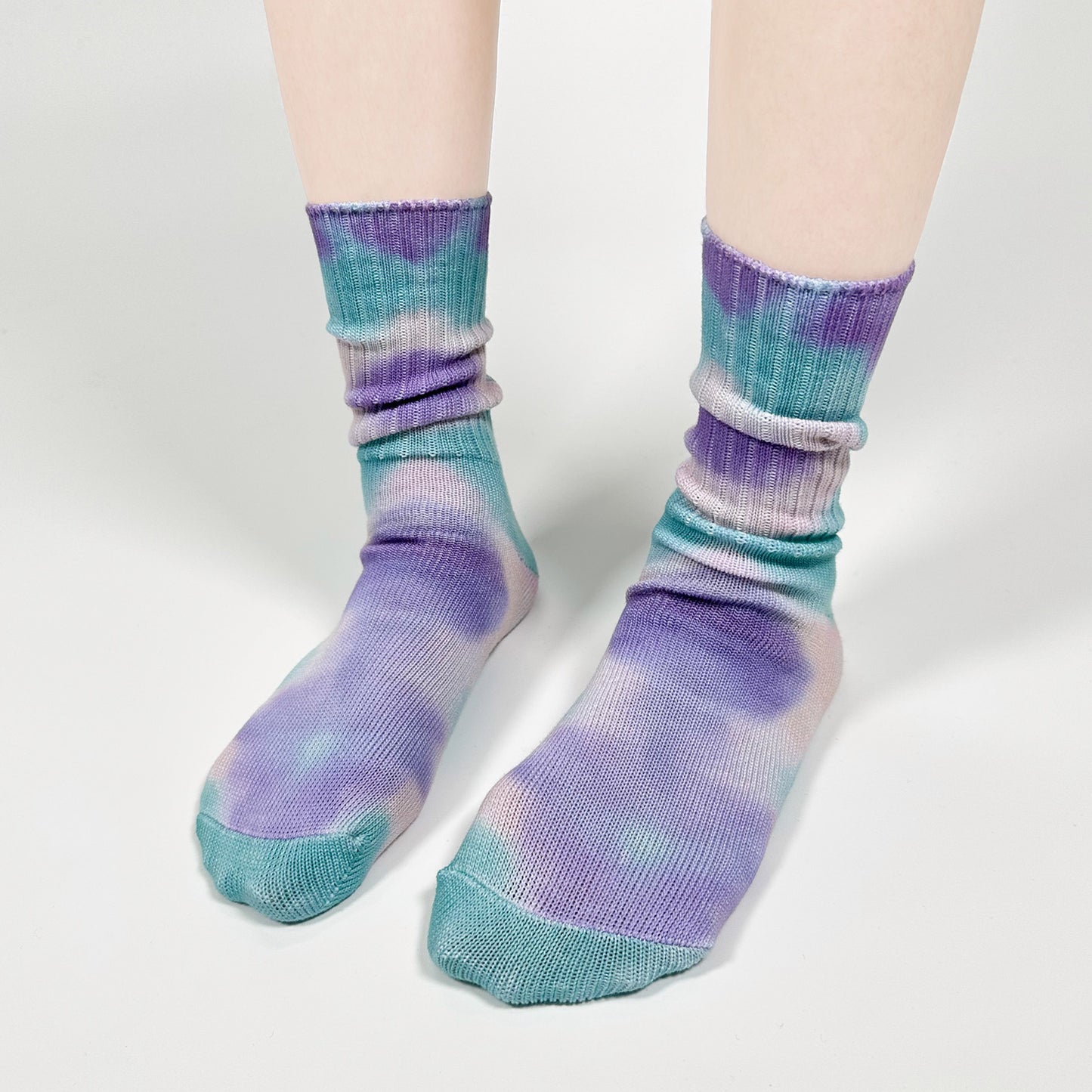Women's Crew Tie-dye Sports Socks Style 5
