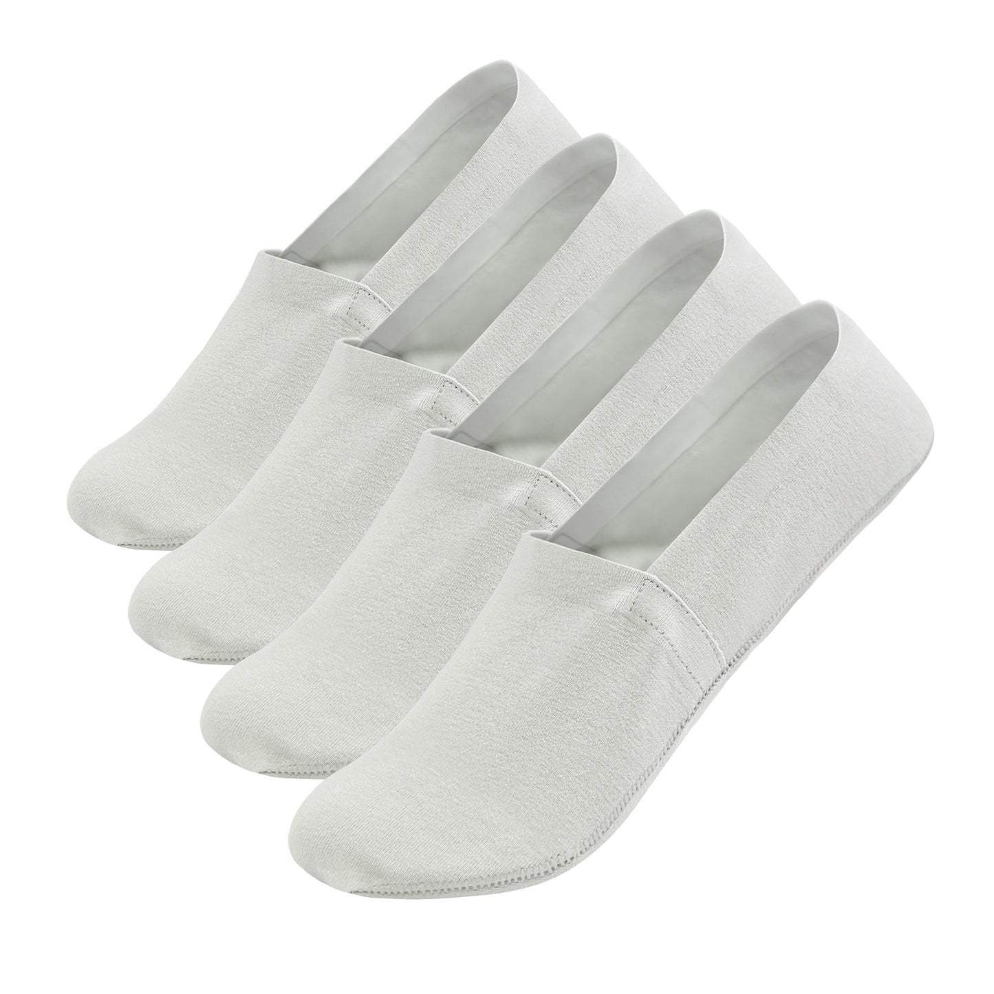 Unisex Women & Men's No Show Non Slip Premium Socks - Gray