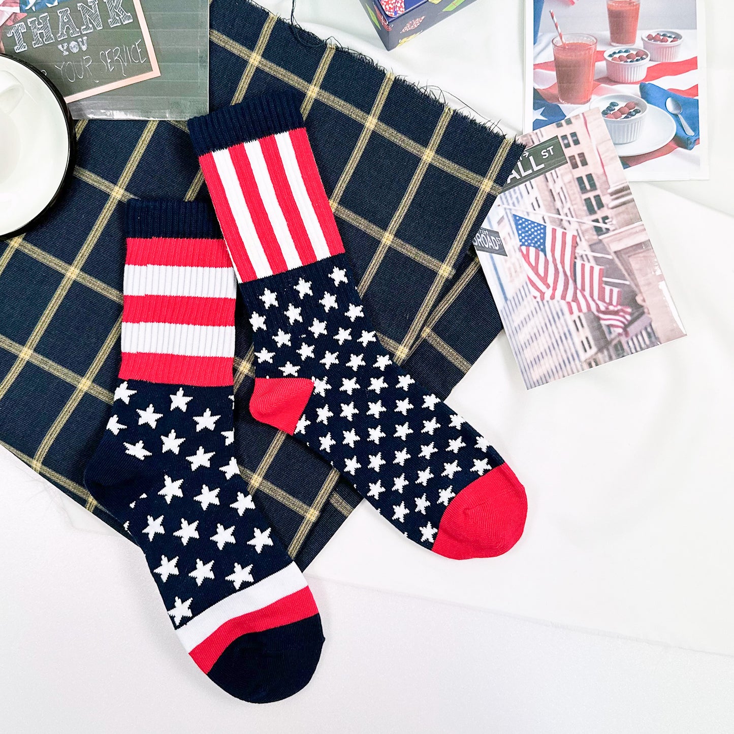 Women's Crew American Flag Socks