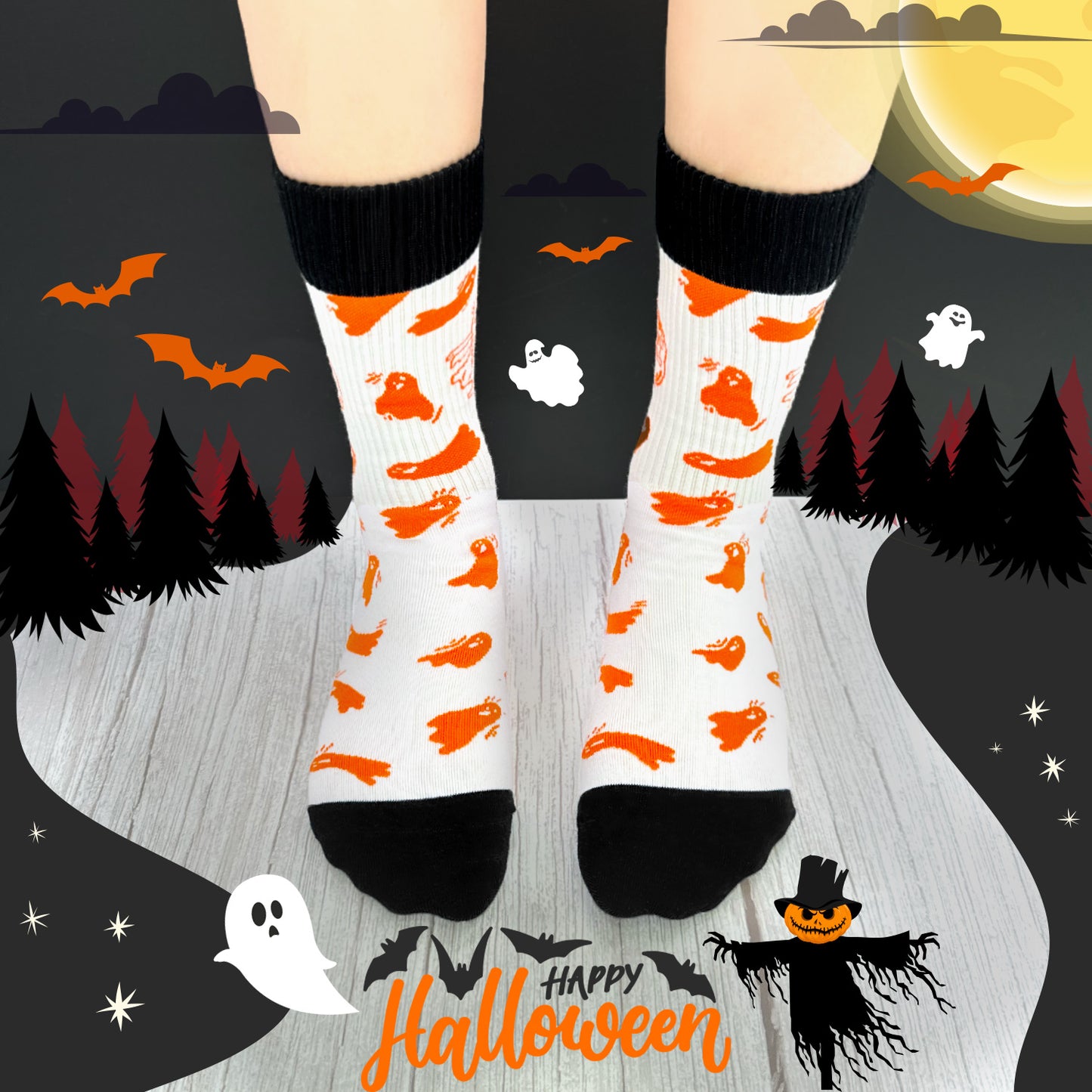 Women's Crew Halloween Style 2 Socks