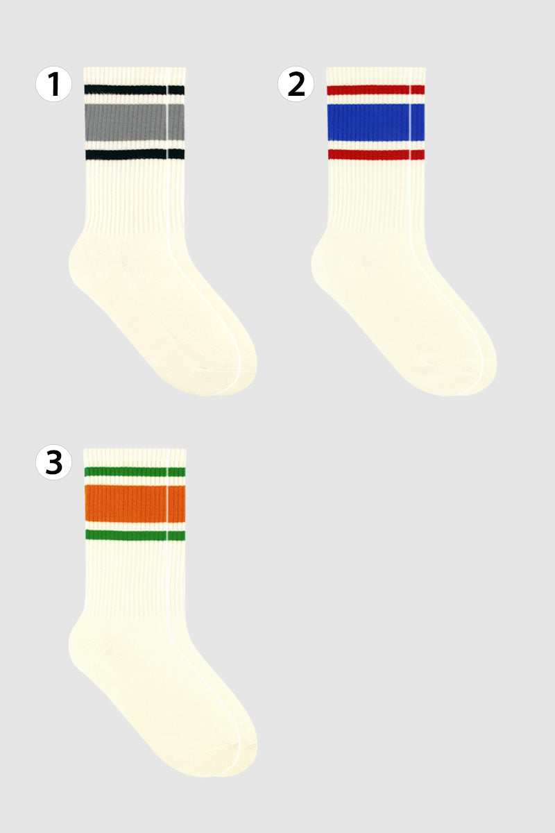 Men's Crew Retro Style 2 Socks