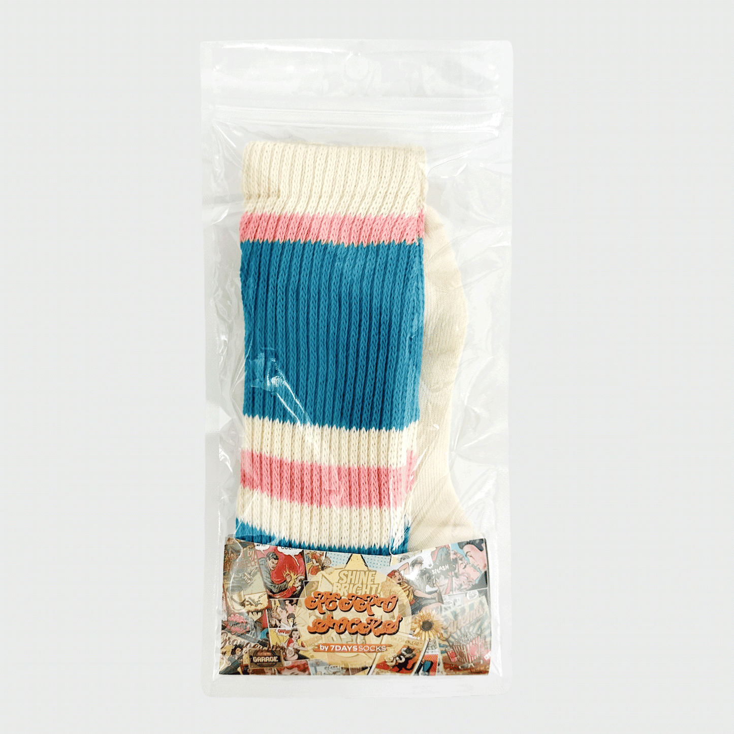 Men's Crew Retro Style 6 Socks
