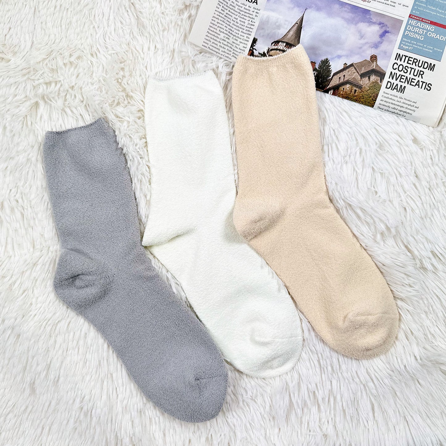 Women's Crew Sleep Plush Cozy Comfy Socks