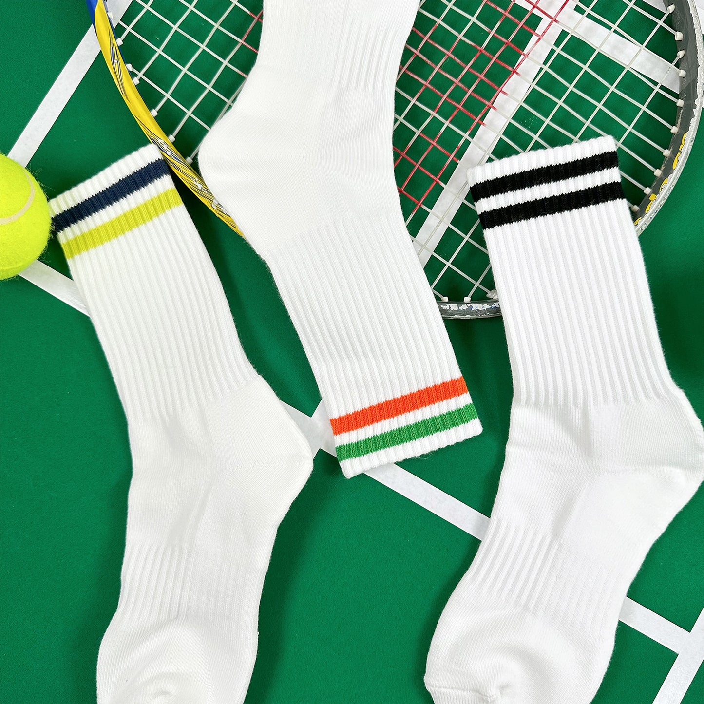 Women's Crew Tennis Court Performance Style 2 Socks