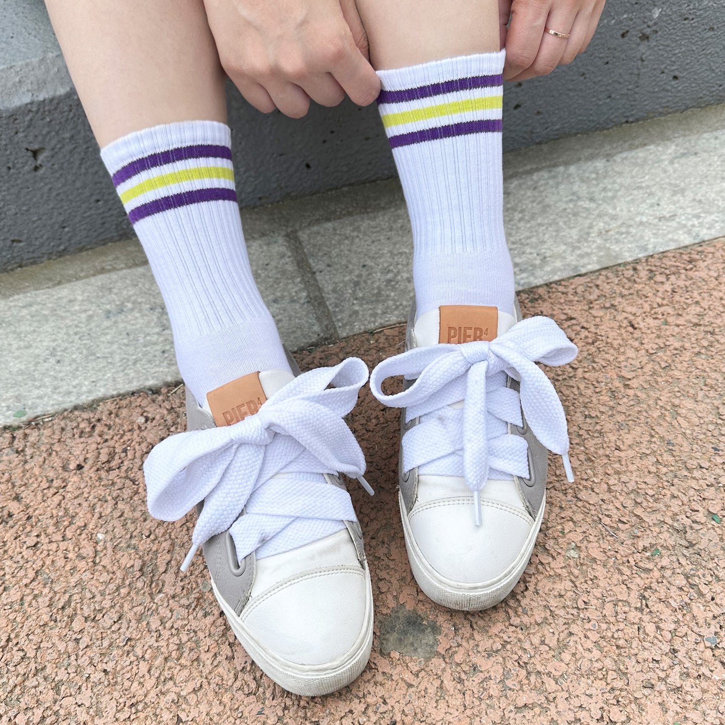 Women's Crew Tennis Court Performance Style 3 Socks