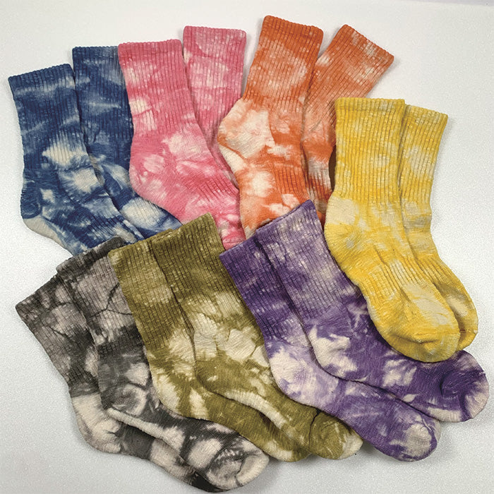 Women's Crew Tie-dye Compression Socks