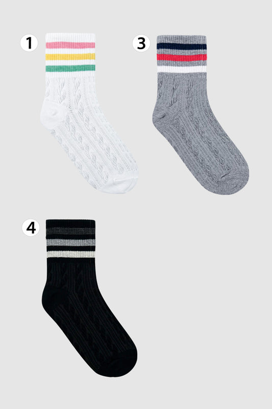 Women's Crew Spring Twist Socks