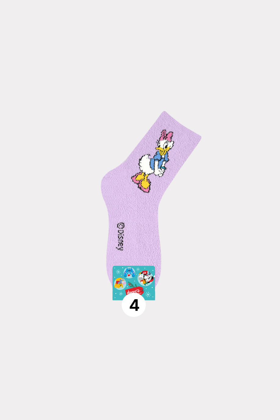 Disney Licensed Character Fuzzy Crew Socks