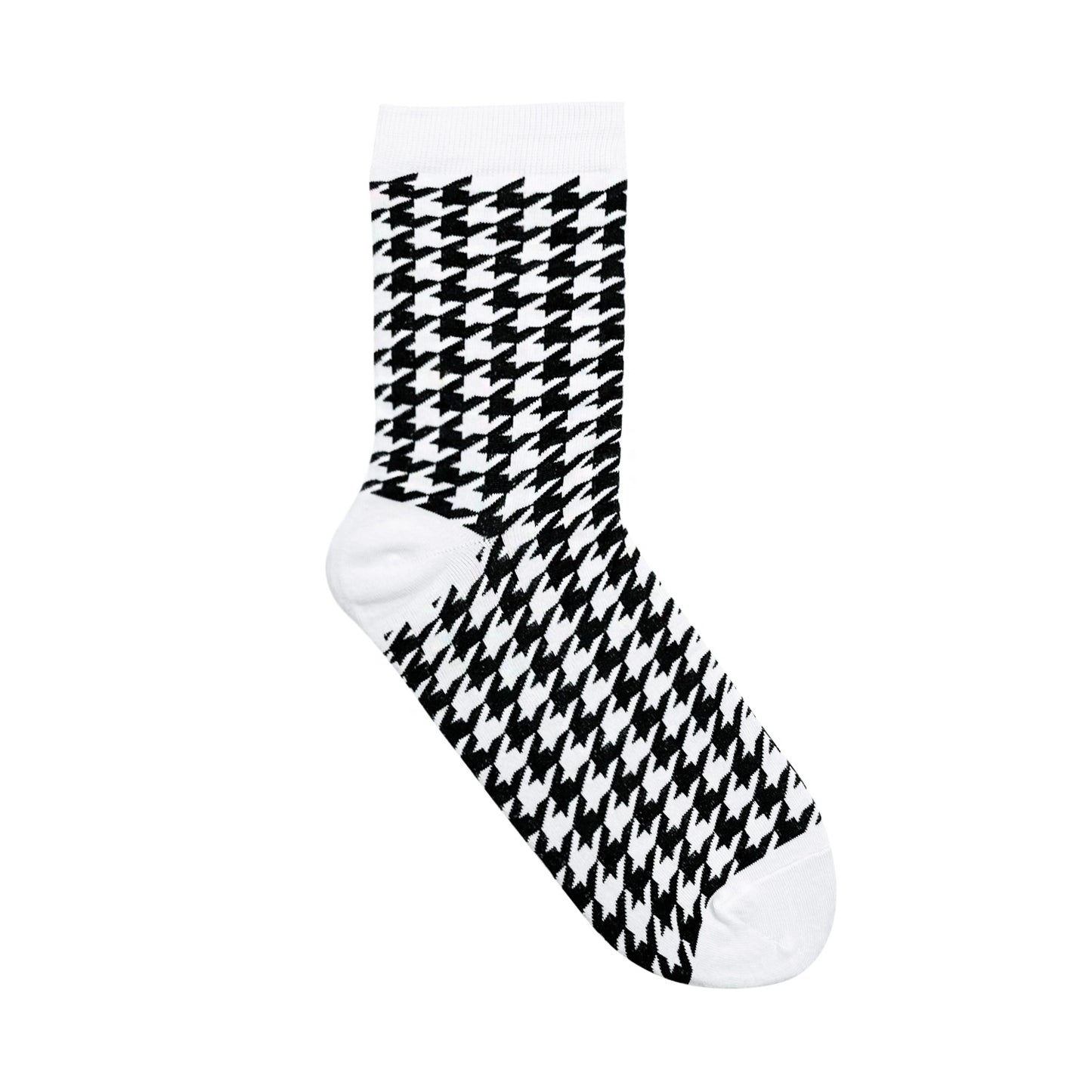 Women's Crew Hound Tooth Check Socks