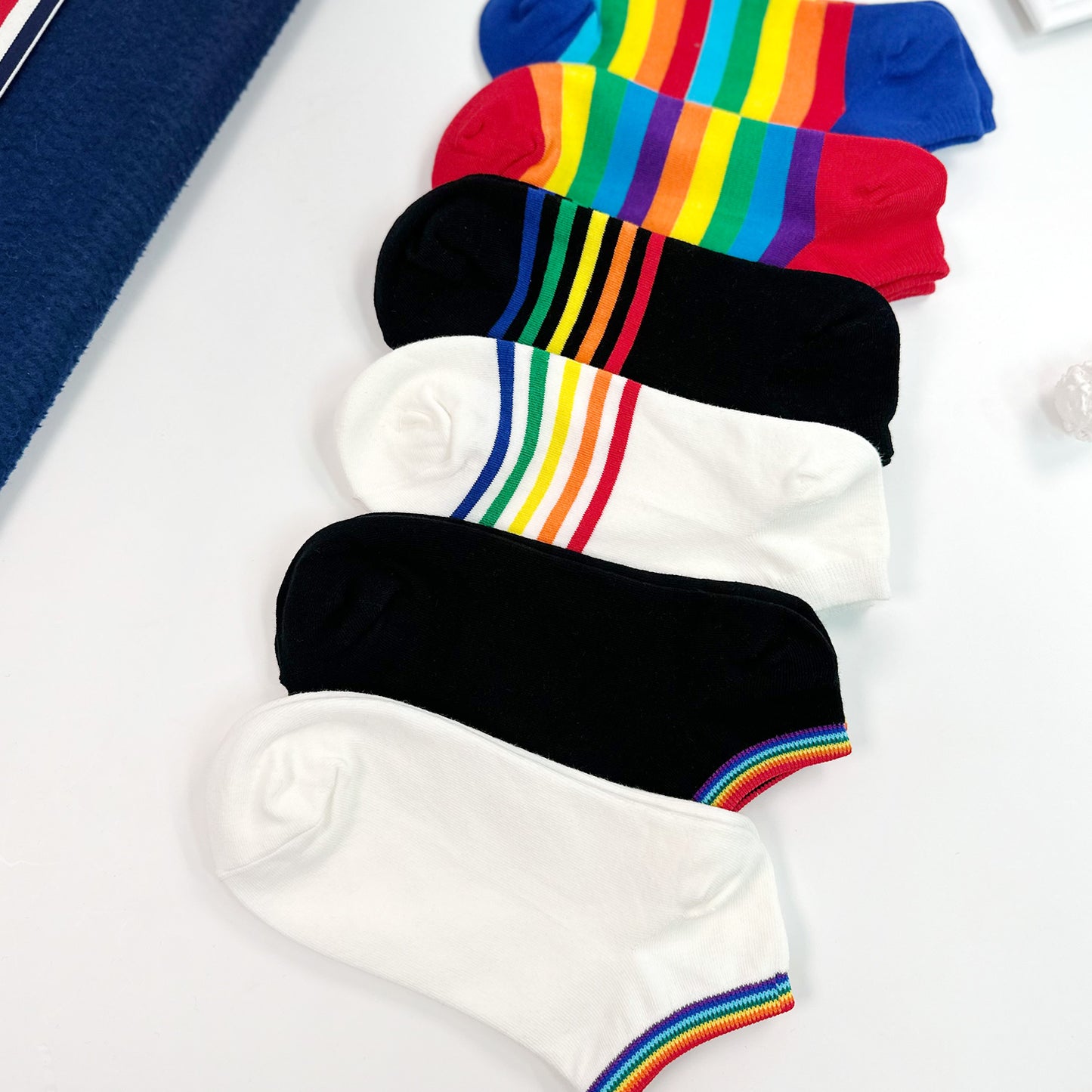 Women's Ankle Rainbow Socks