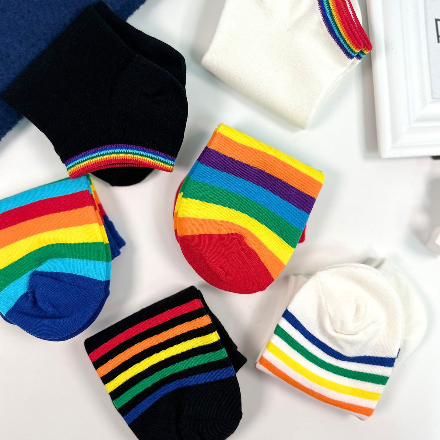 Women's Ankle Rainbow Socks