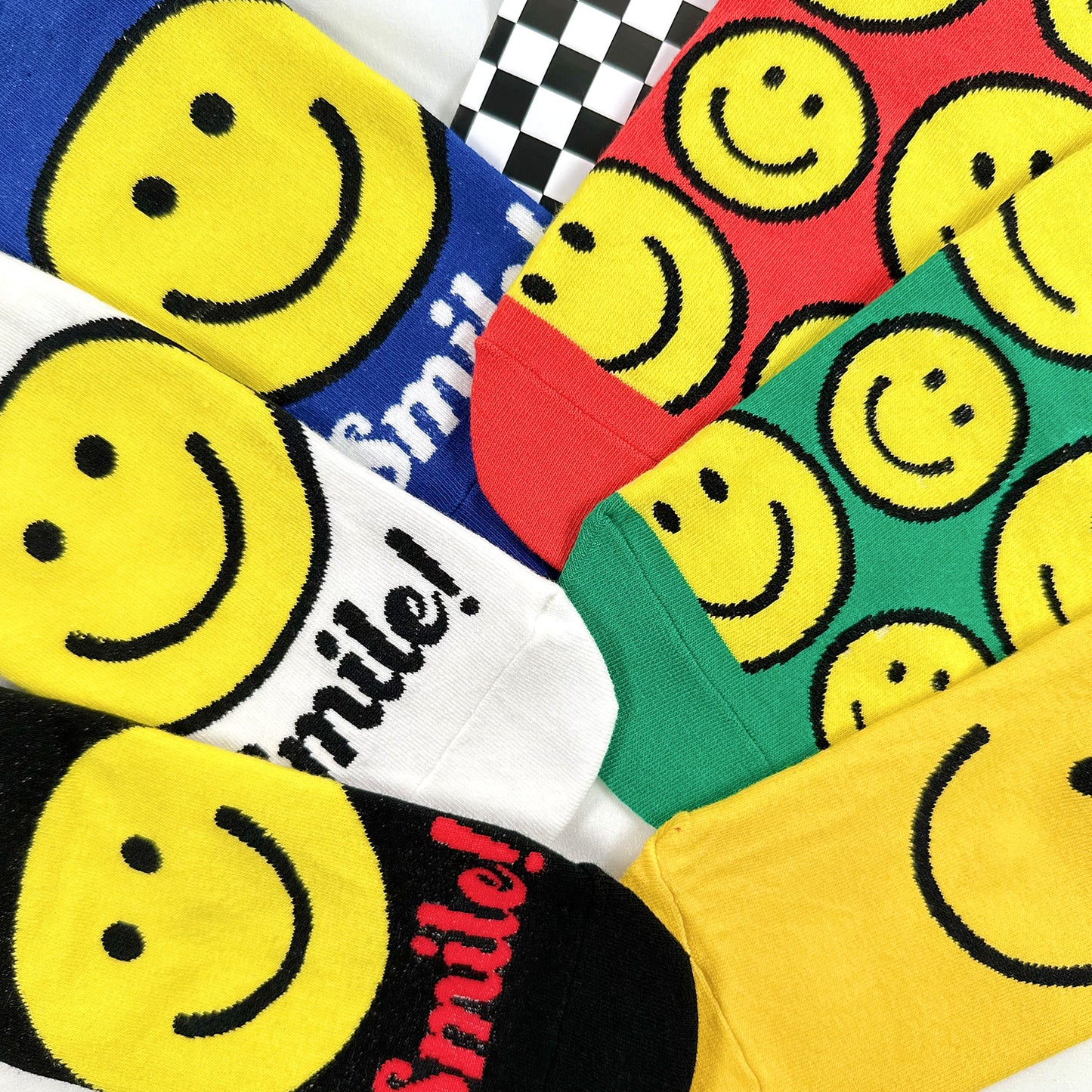 Women's Ankle Smile Party Socks