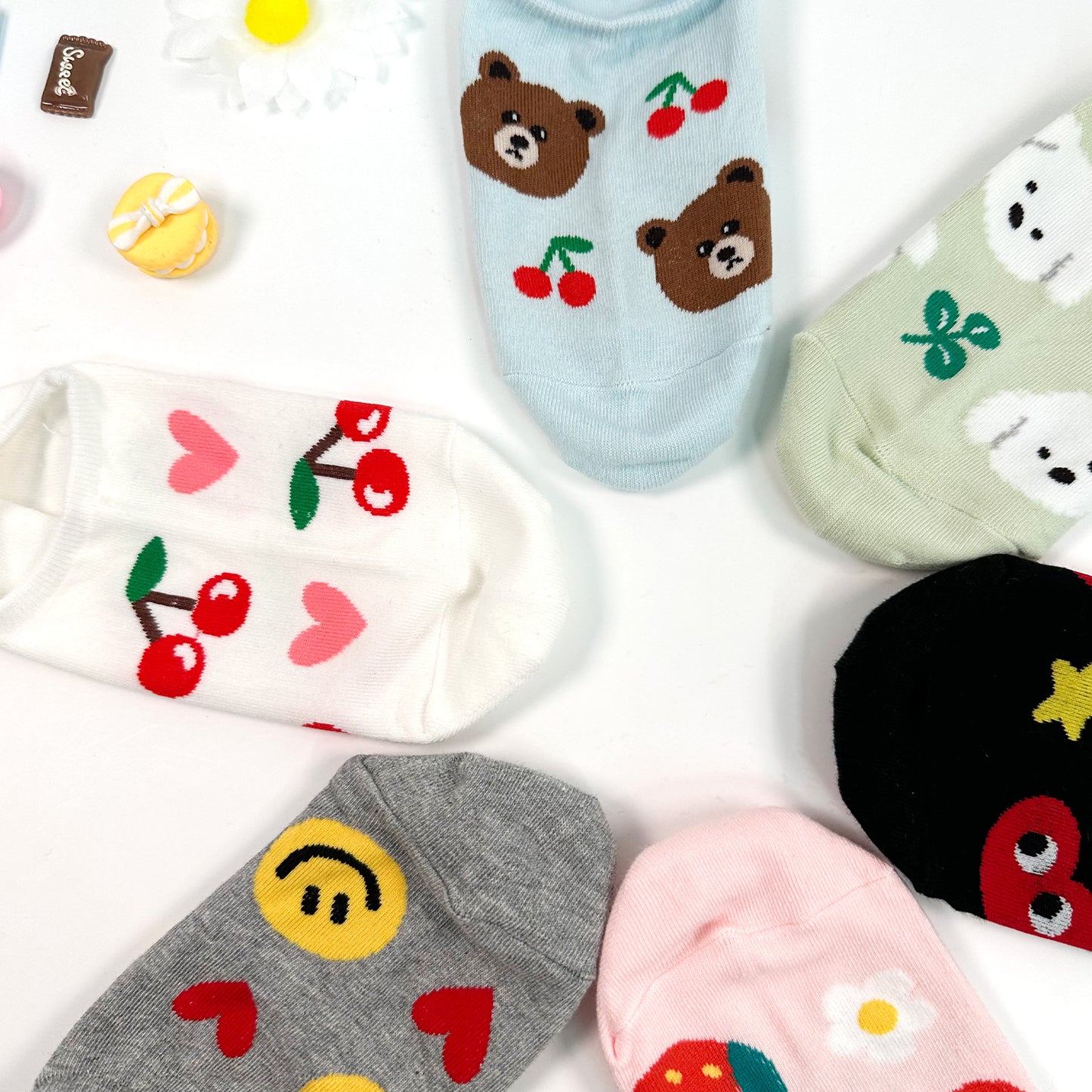 Women's Ankle Big Pattern Socks