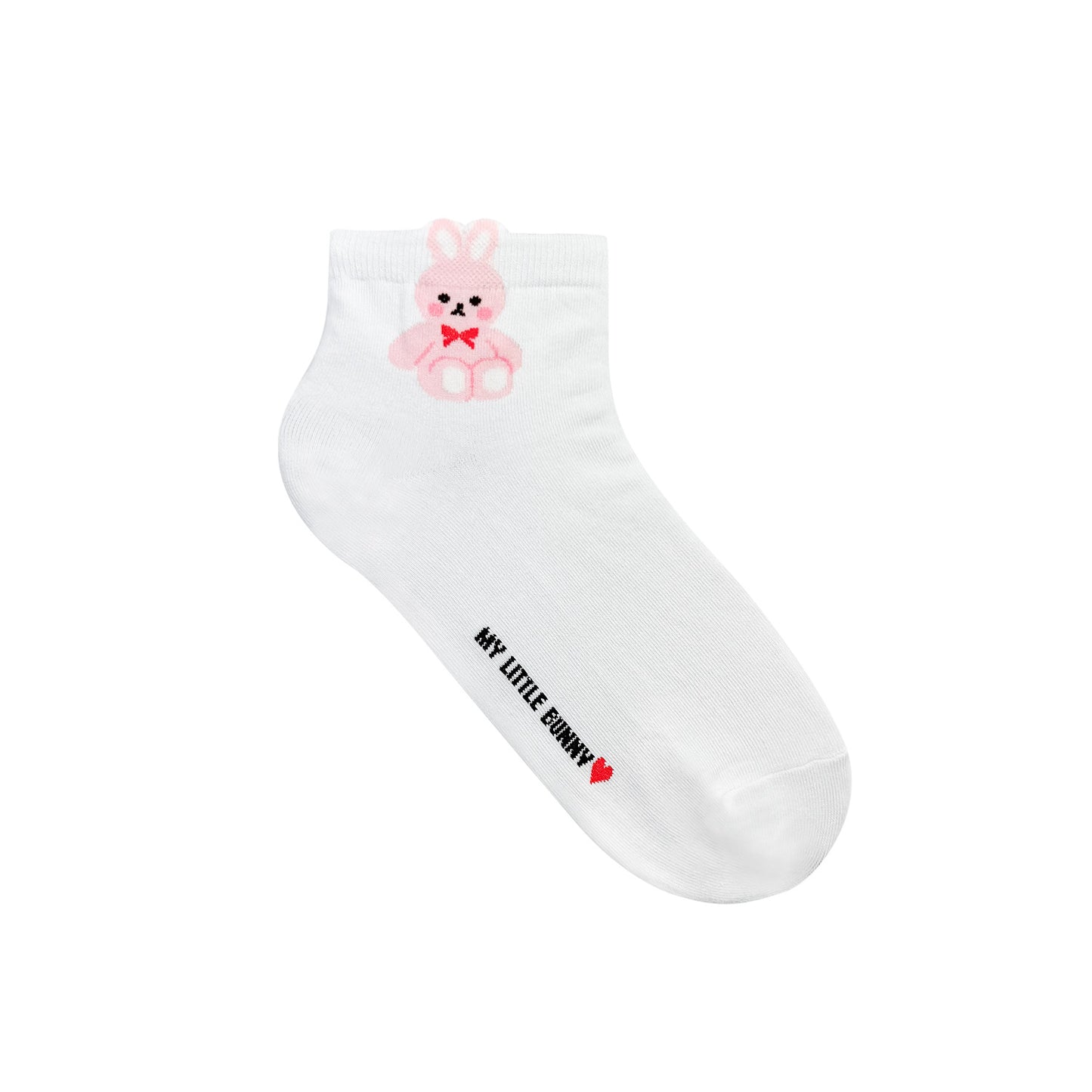 Women's Crew Bow Ribbon Middle Socks