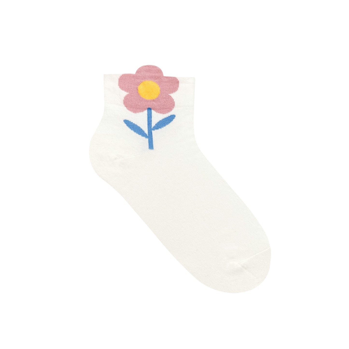 Women's Crew Big Flower Socks