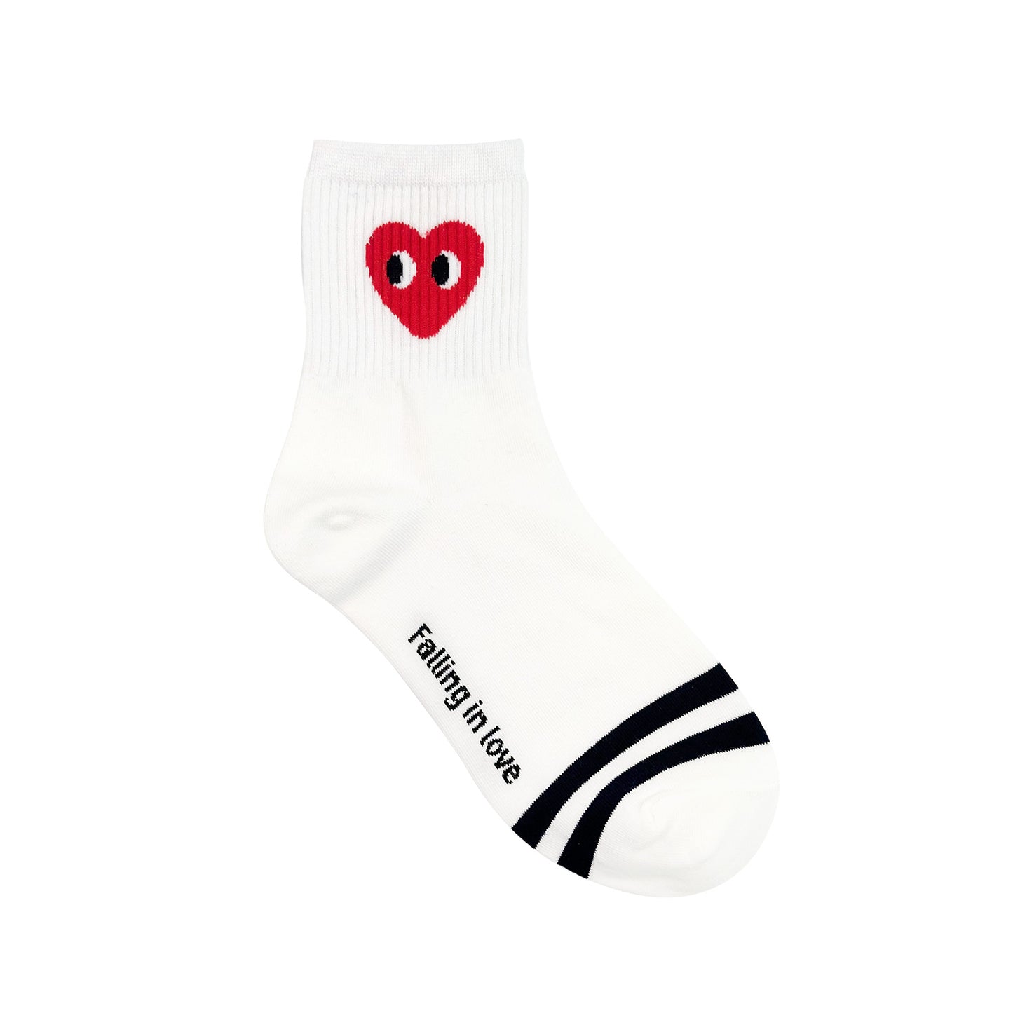 Women's Crew Falling In Love Socks