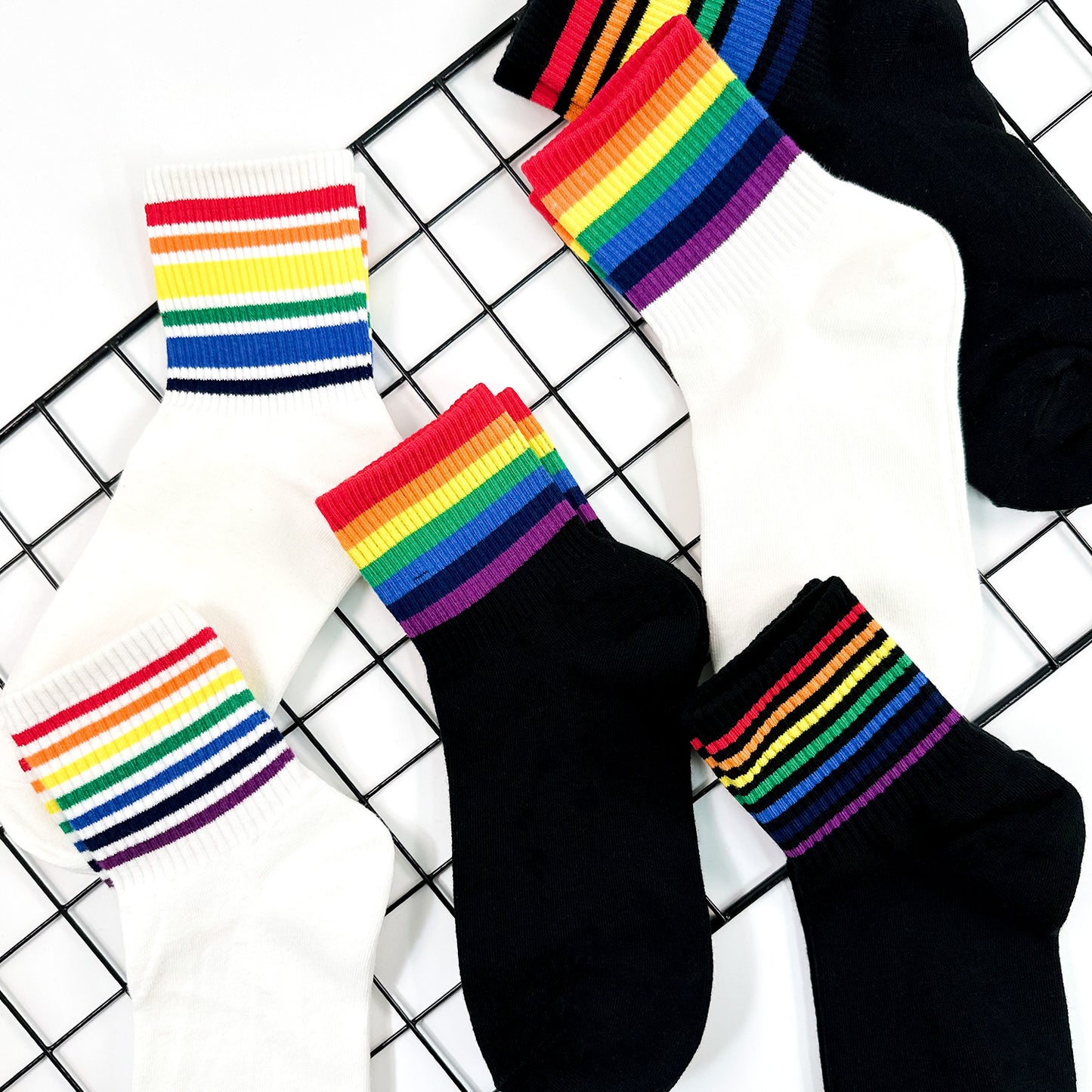 Women's Crew Rainbow Socks