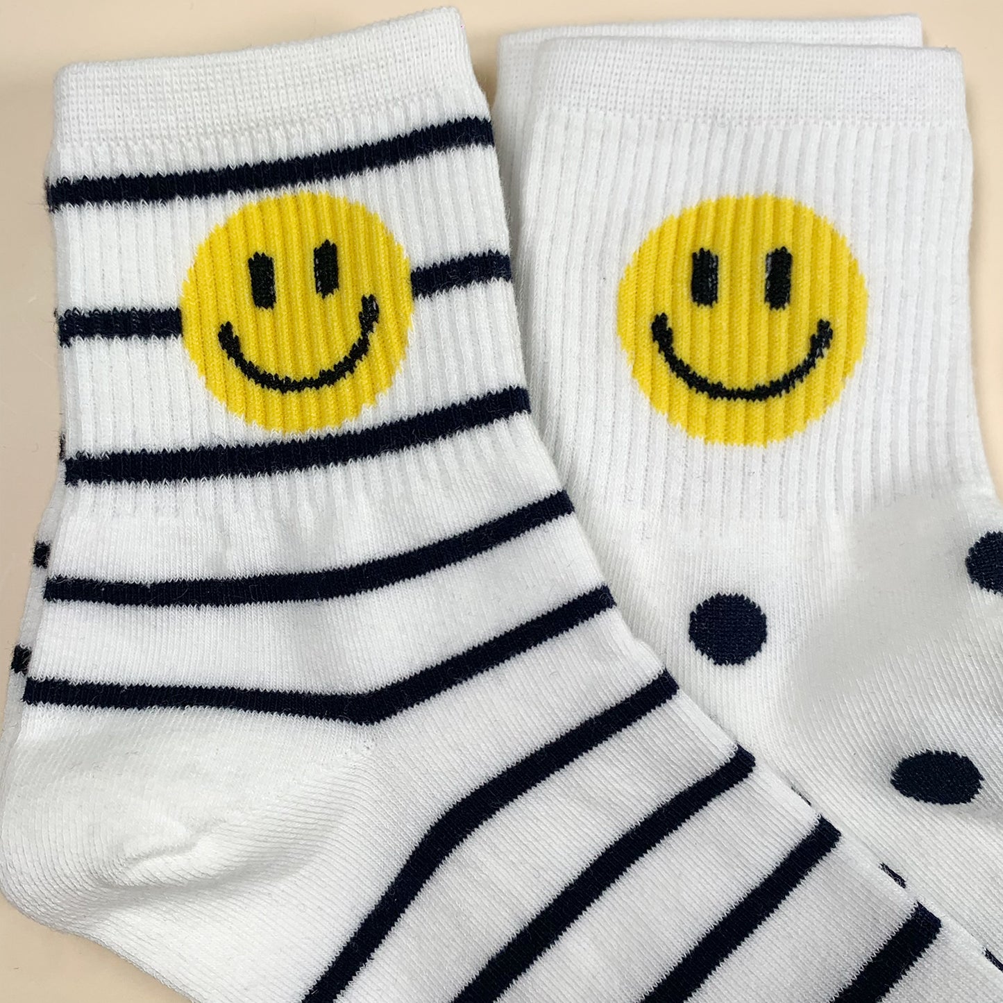 Women's Crew Happy Smile Socks