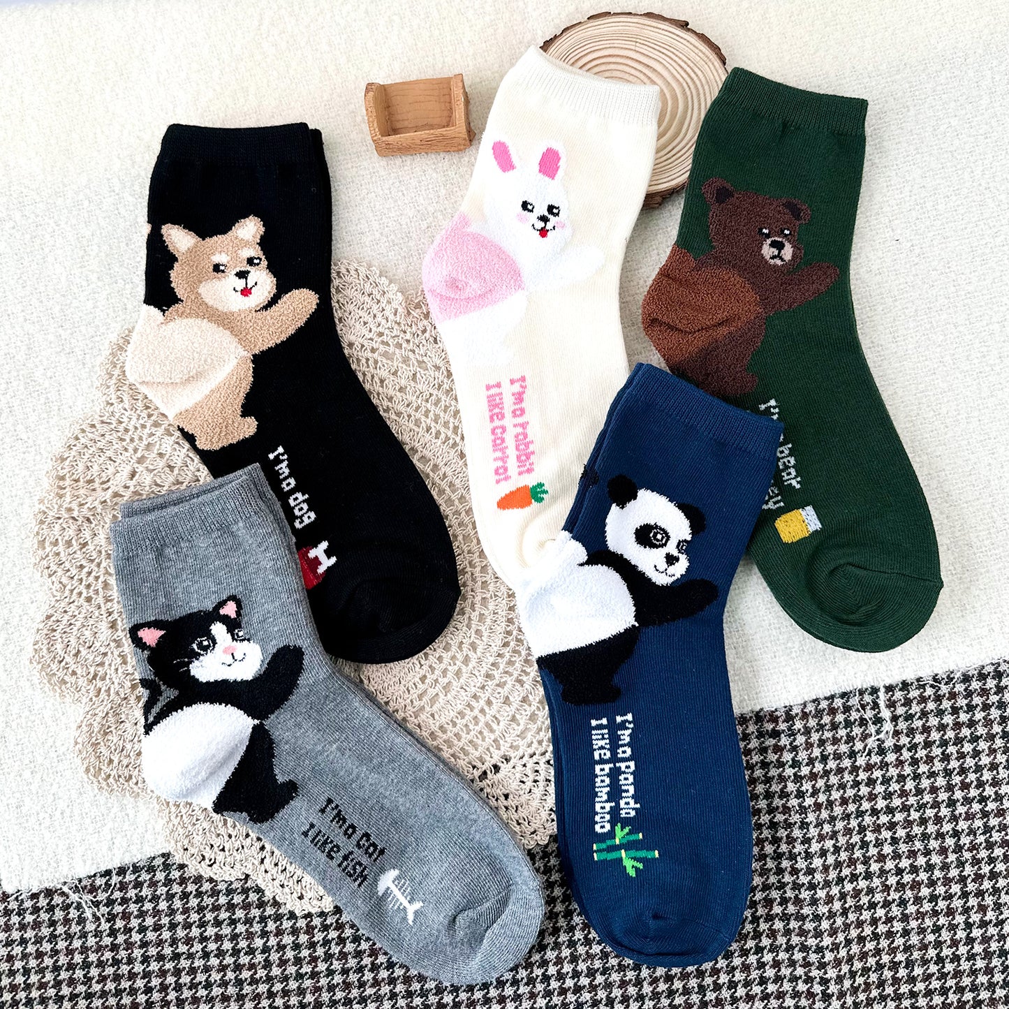Women's Crew Cute Hips Socks