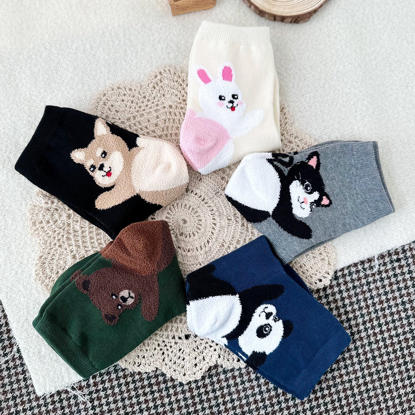 Women's Crew Cute Hips Socks