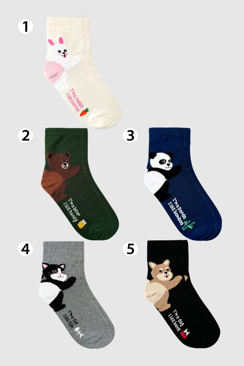 Women's Crew Cute Hips Socks