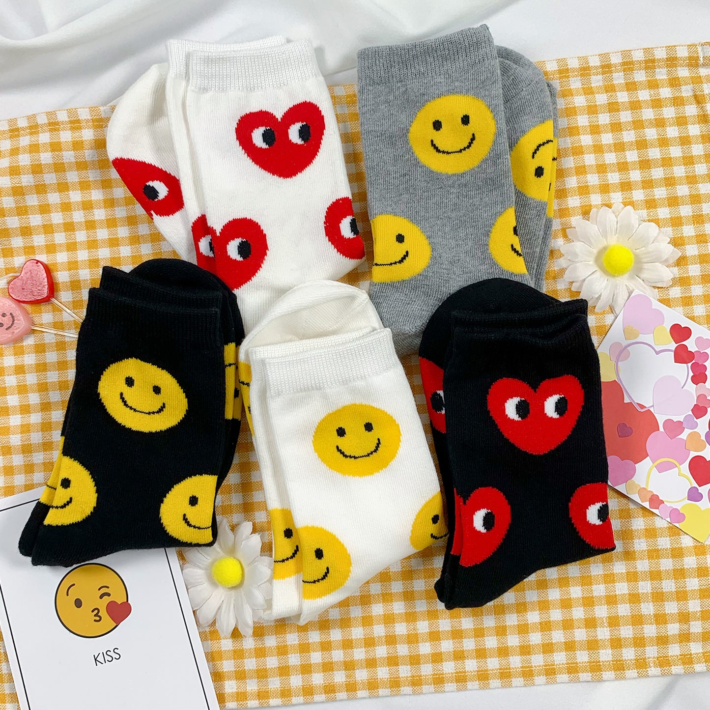 Women's Crew Big Pattern Socks