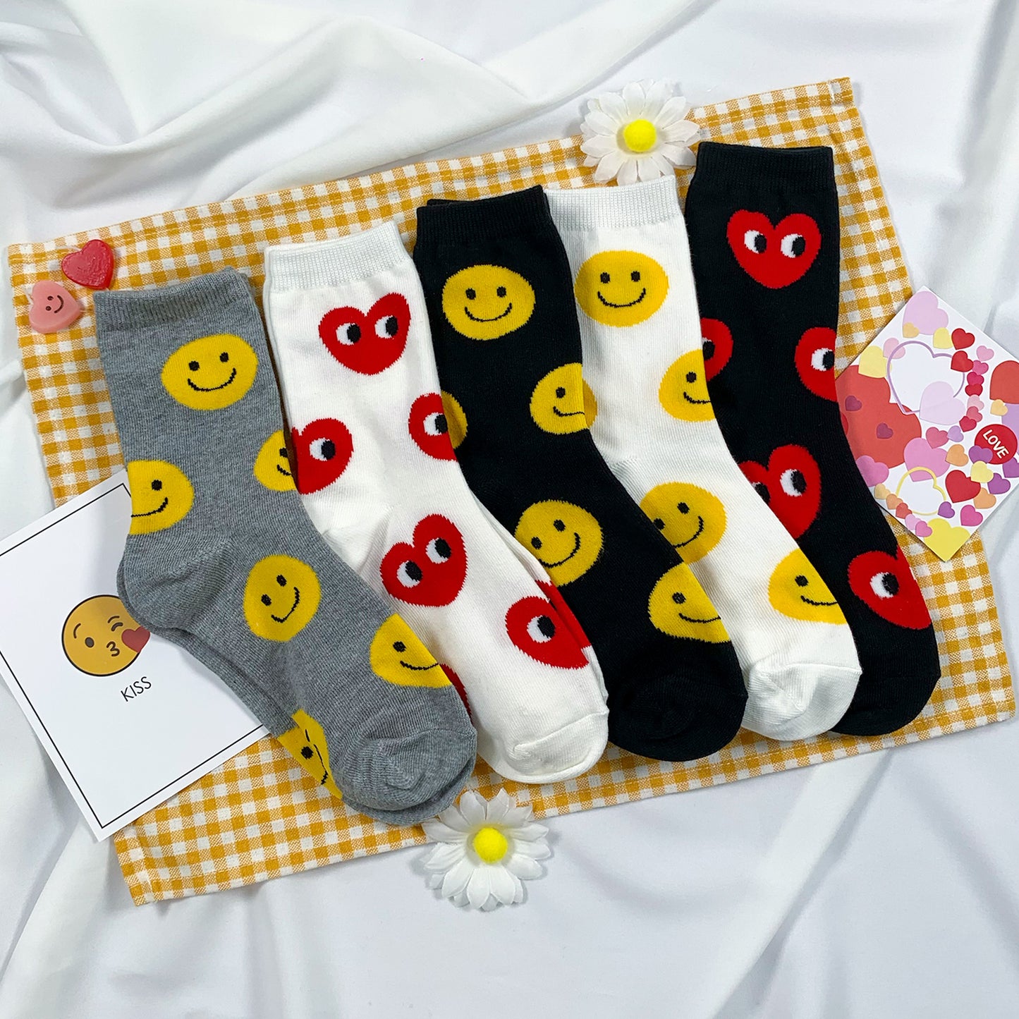 Women's Crew Big Pattern Socks