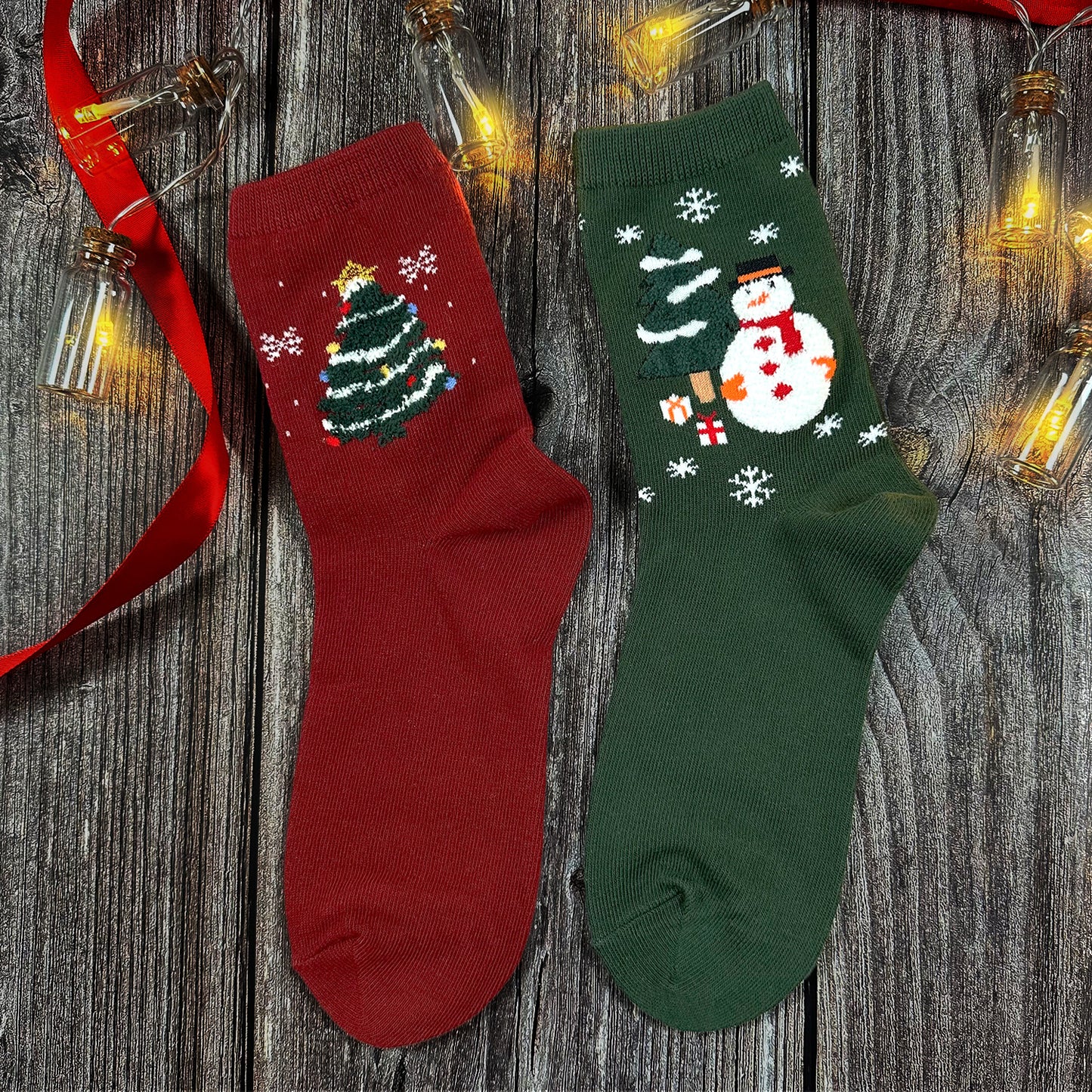 Women's Crew Carol Socks
