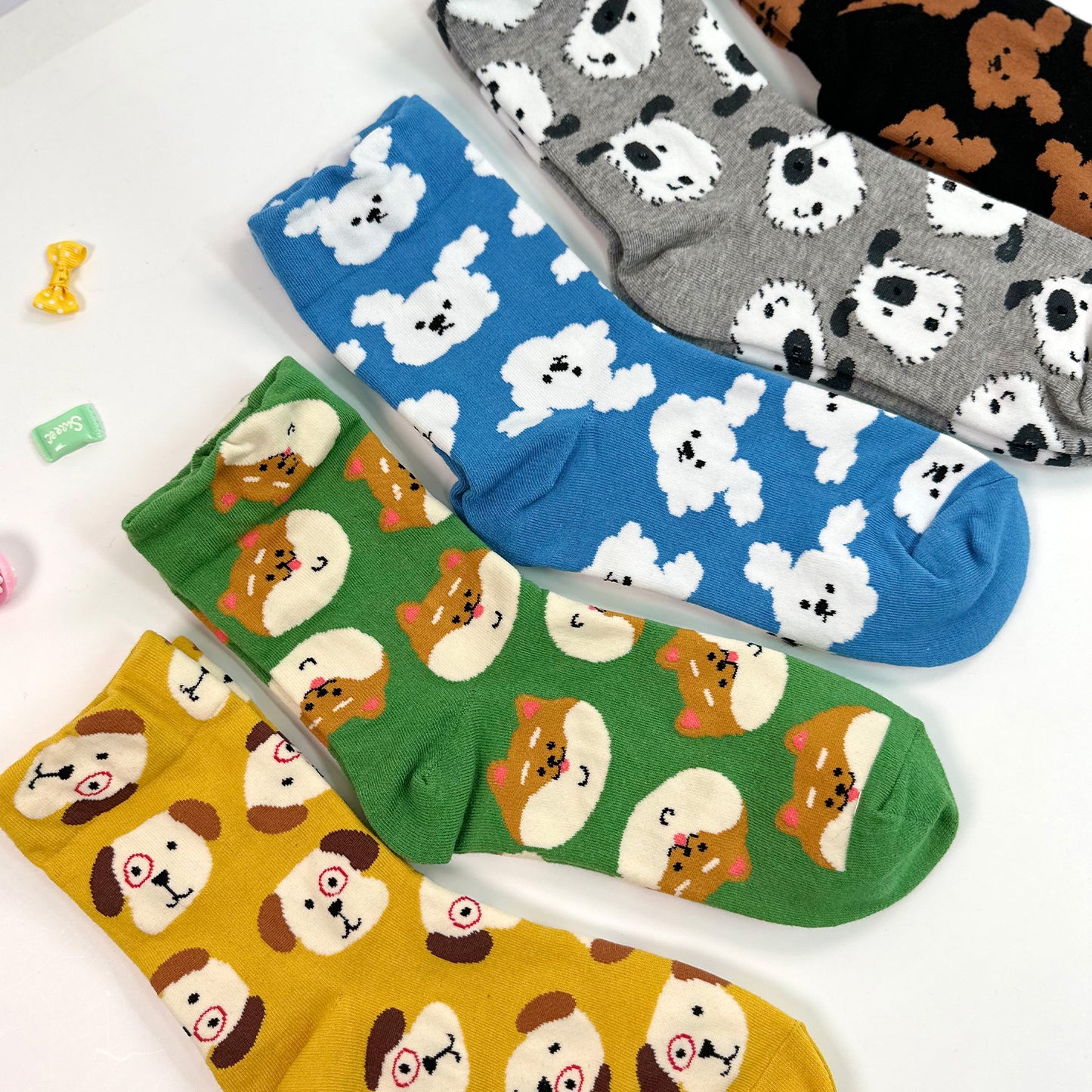 Women's Crew Stupid Puppy Socks