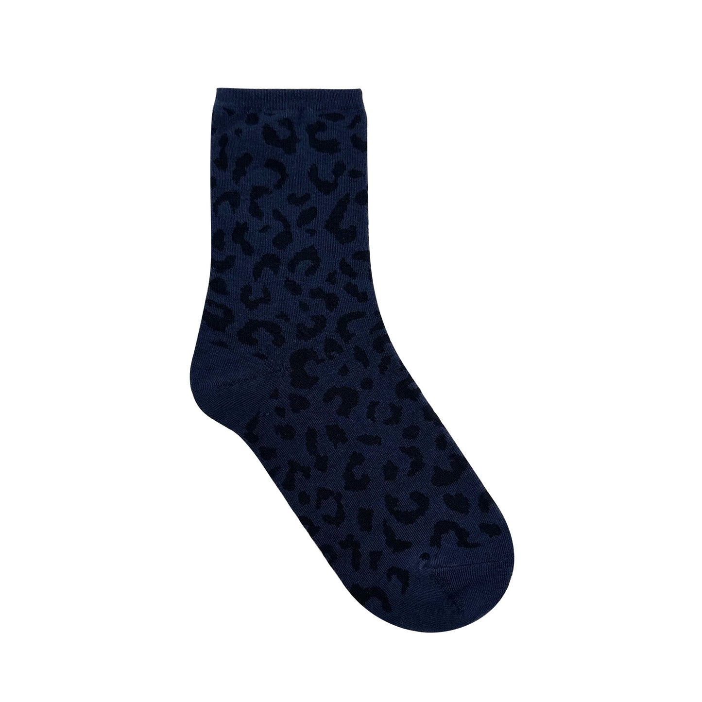 Women's Crew Trendy Leopard Socks