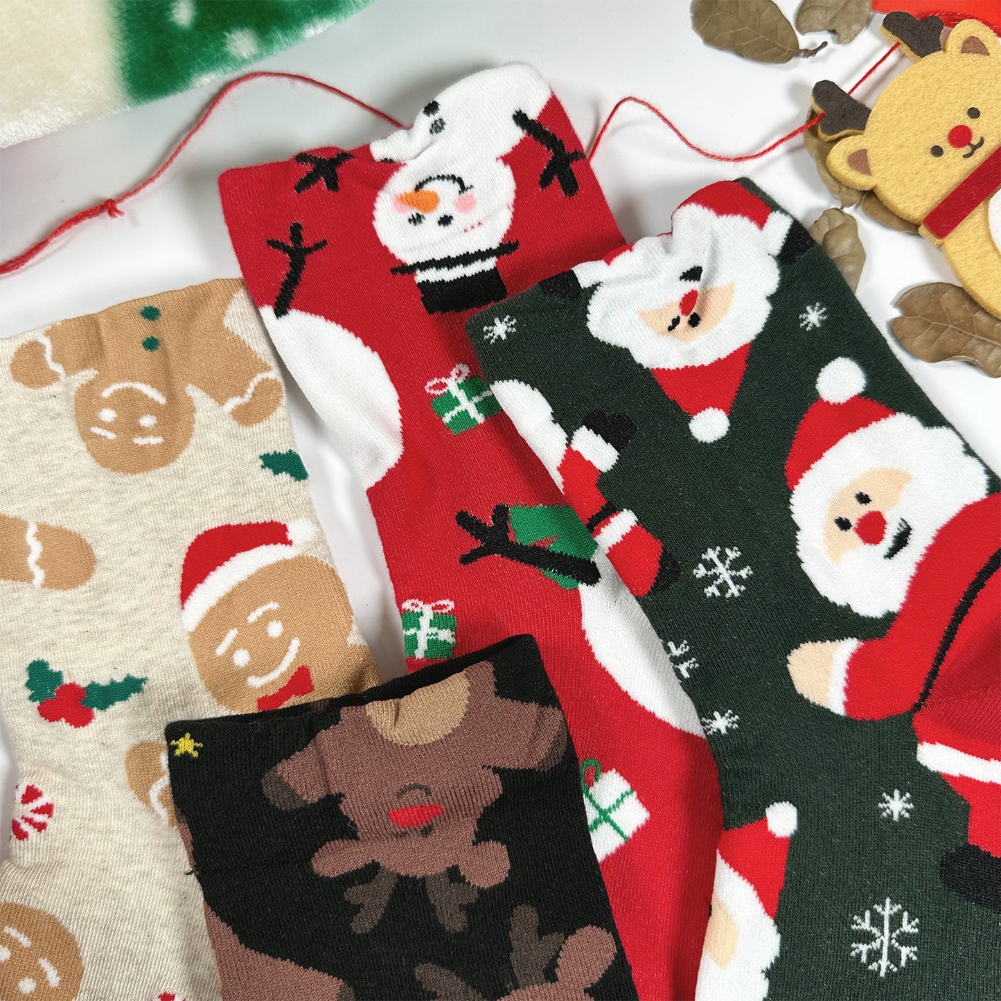 Women's Crew Merry Pop Pop Socks