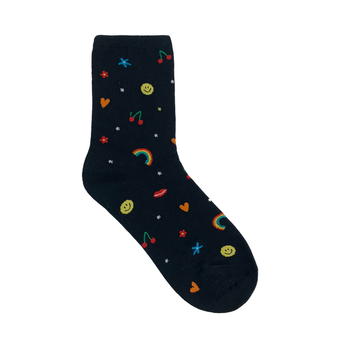 Women's Crew Rainbow Smile Day Socks