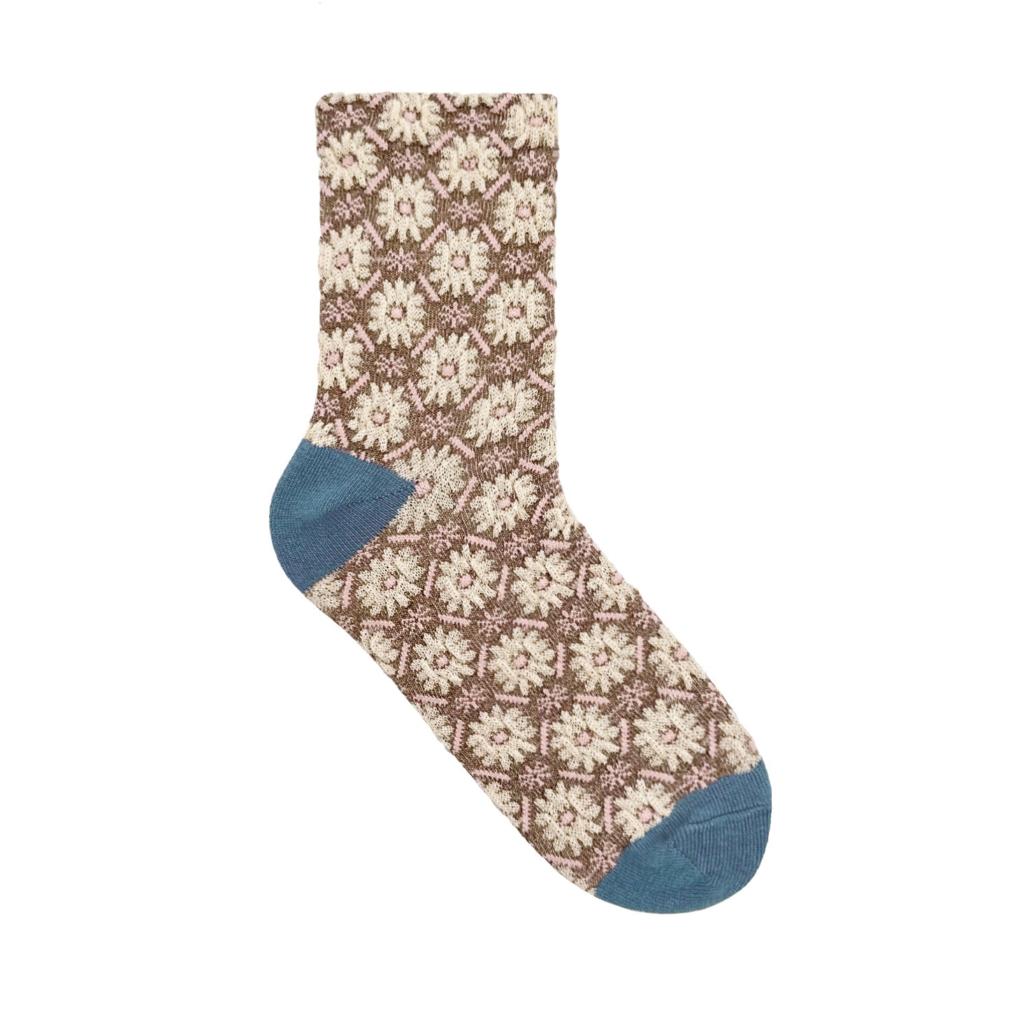 Women's Crew Vintage Flower Socks