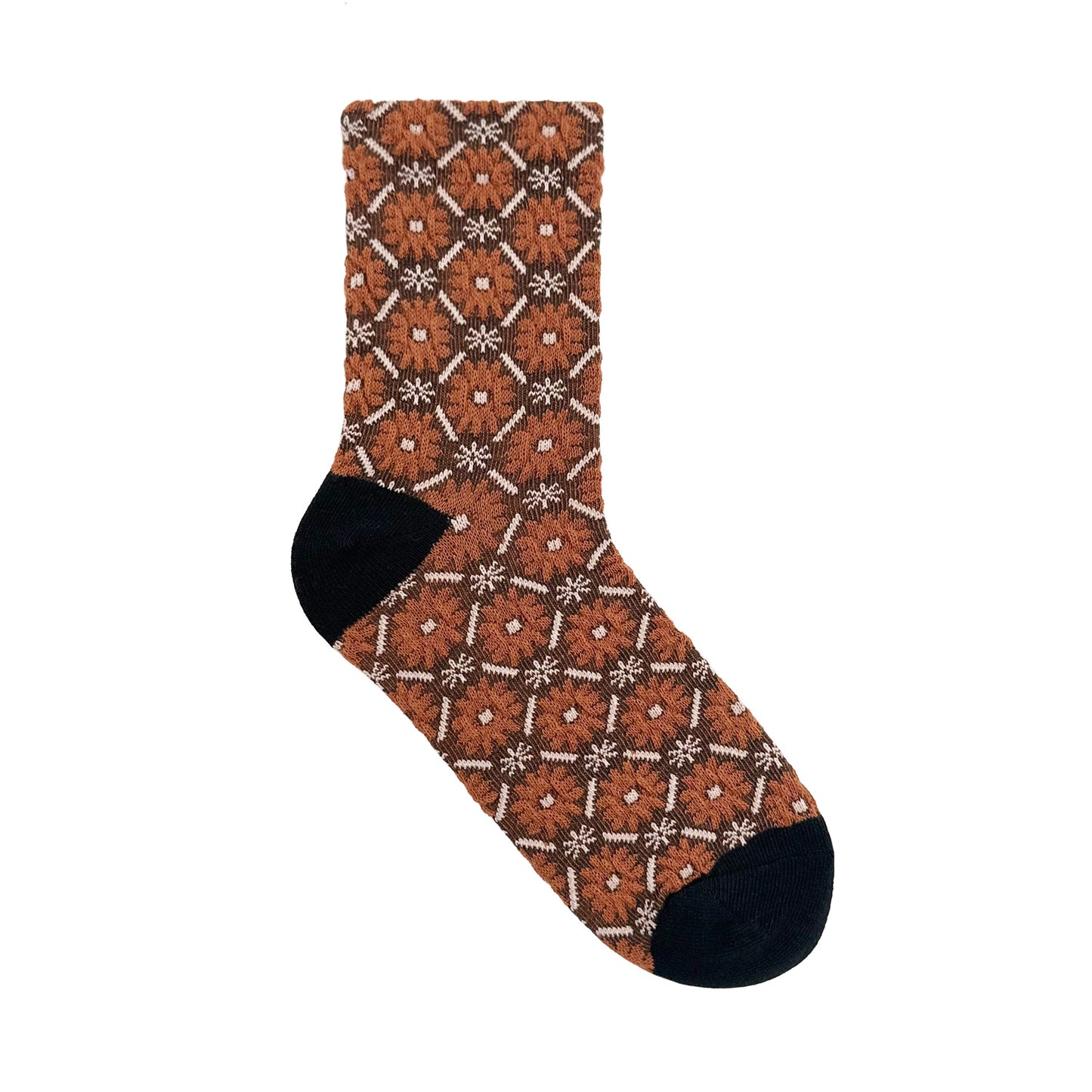 Women's Crew Vintage Flower Socks