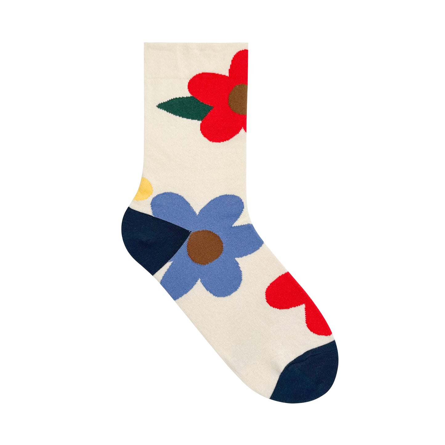 Women's Crew Great Flower Socks