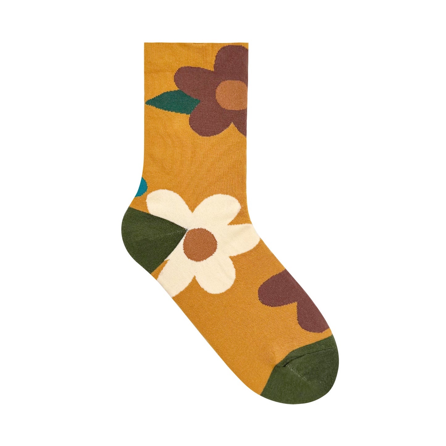 Women's Crew Great Flower Socks