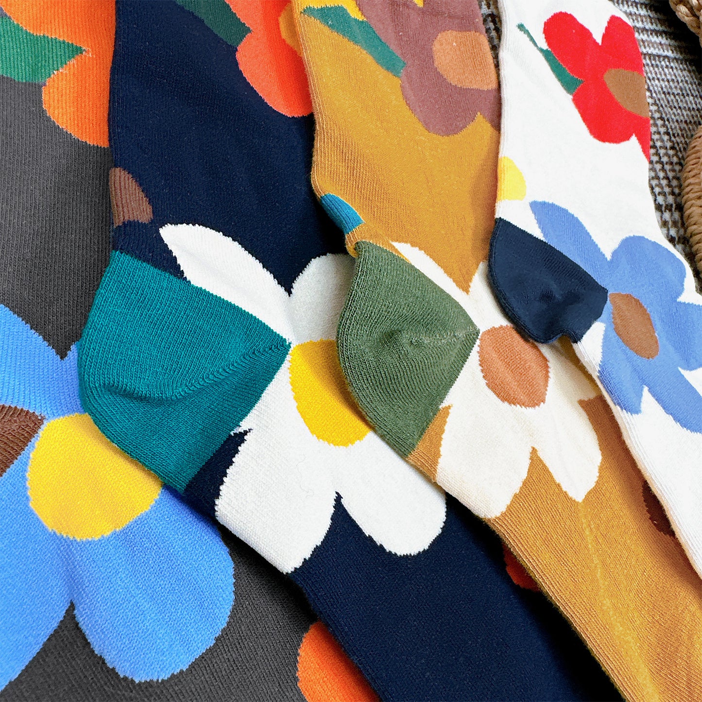 Women's Crew Great Flower Socks