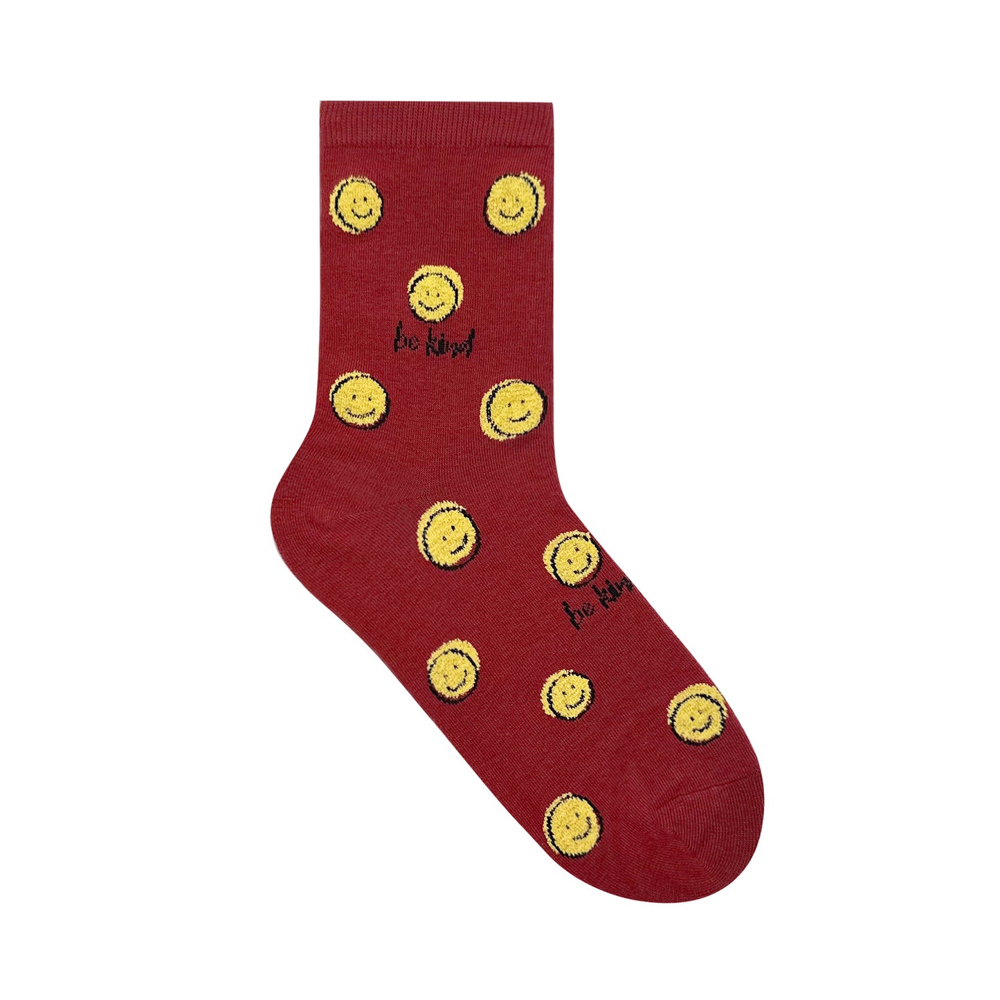 Women's Crew Random Smile Socks