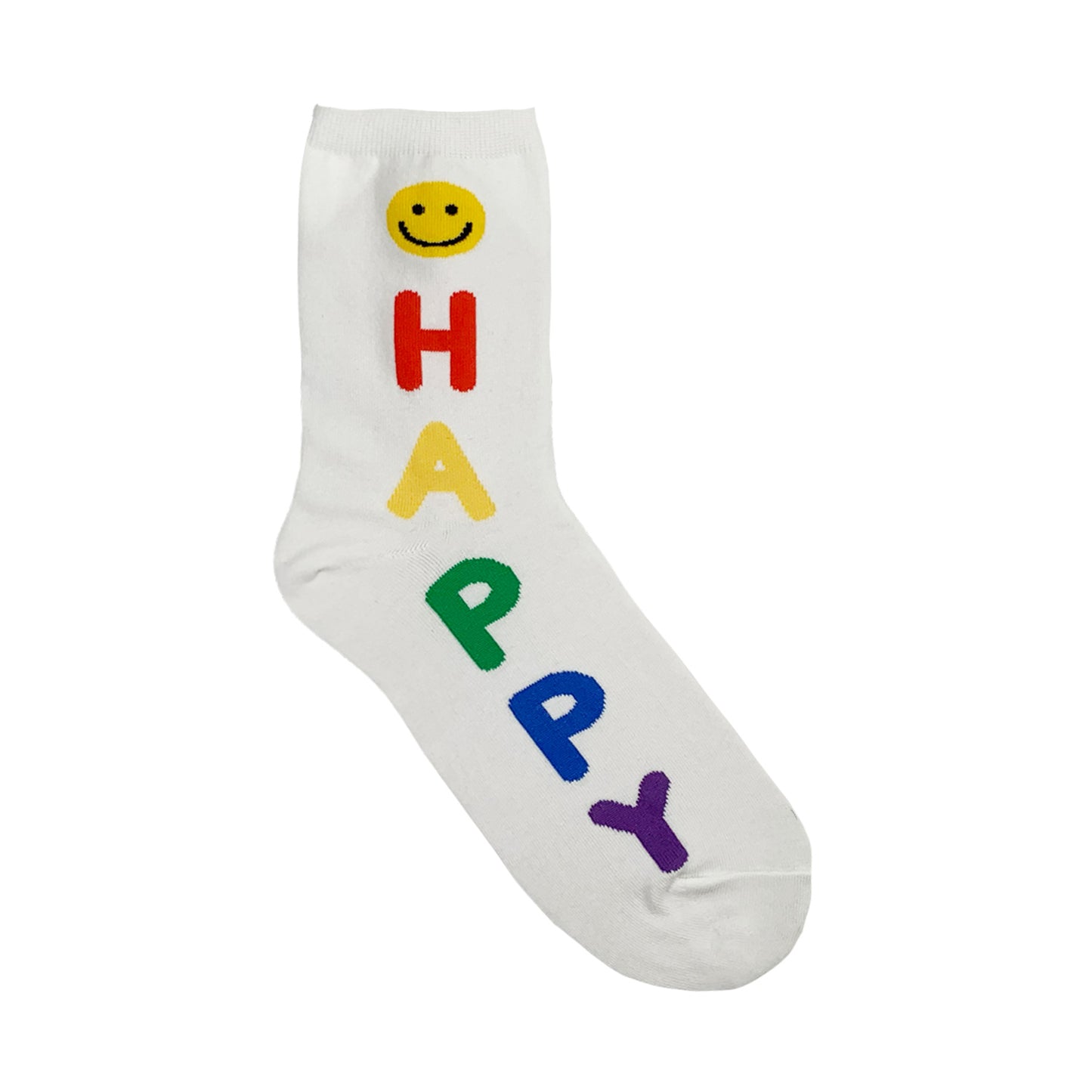 Women's Crew Happy Line Socks