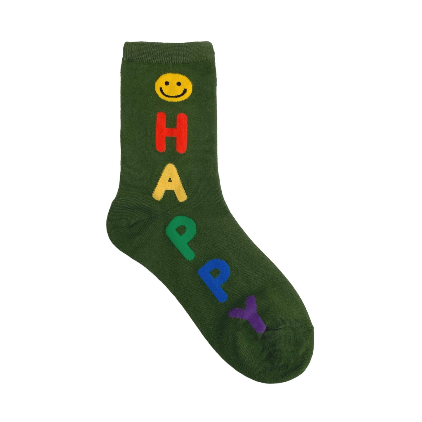 Women's Crew Happy Line Socks