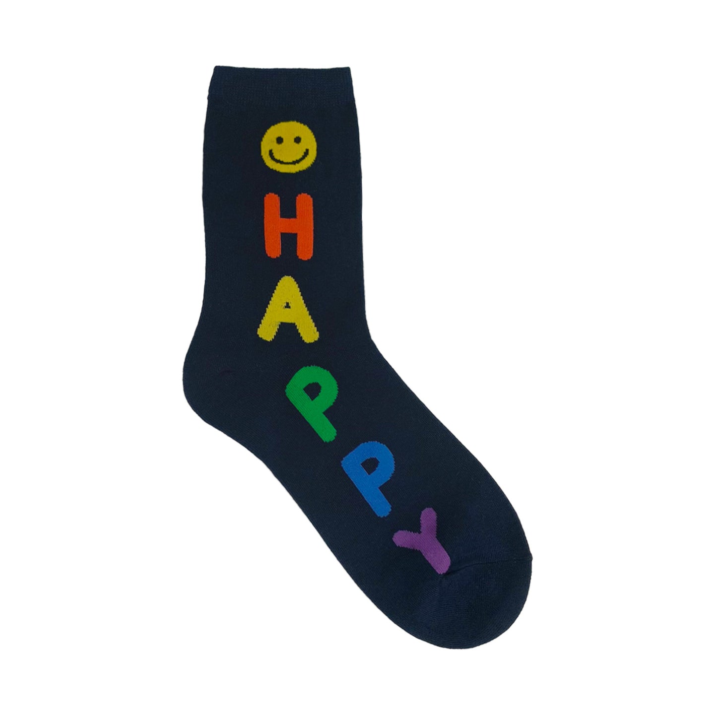 Women's Crew Happy Line Socks