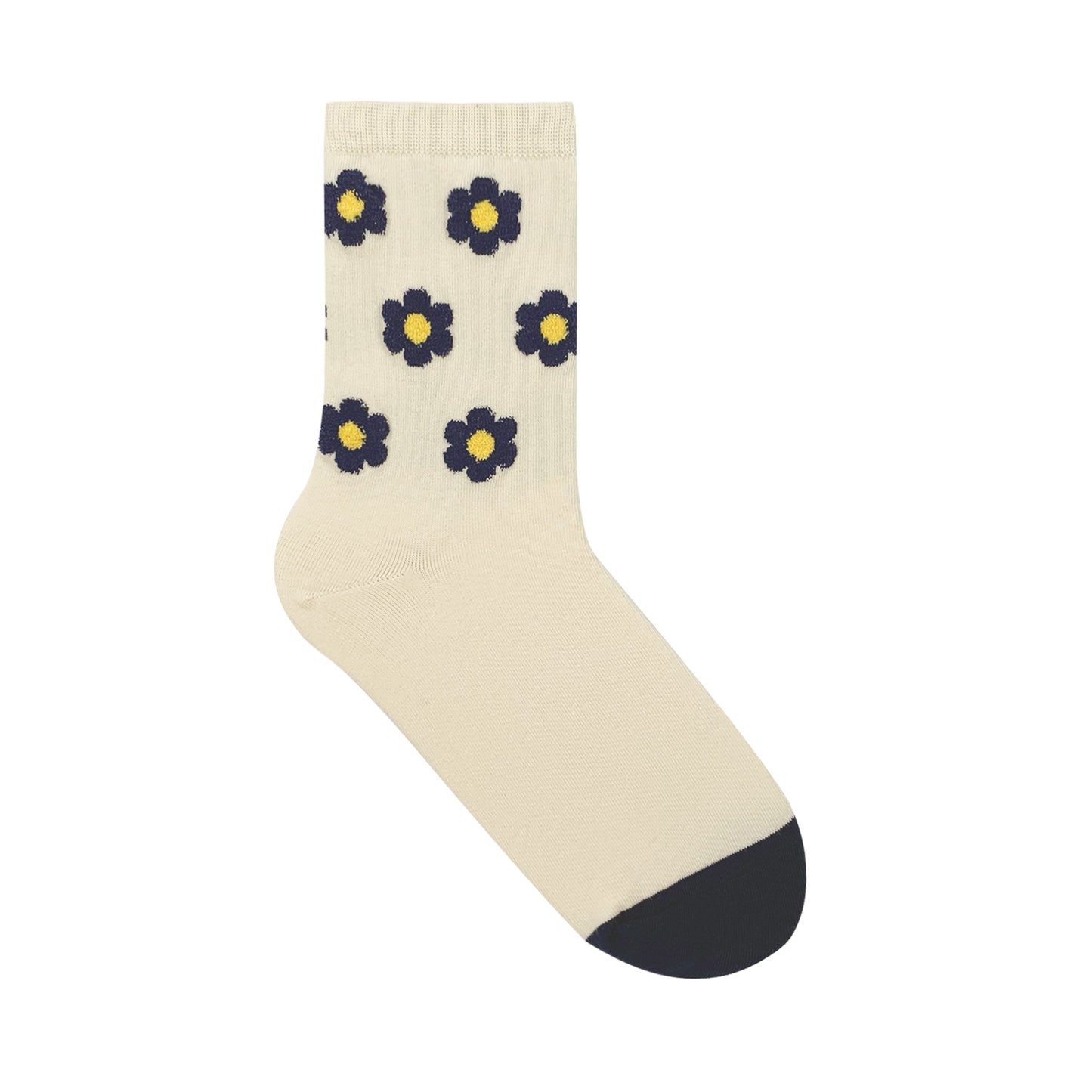 Women's Crew Tactel Flower Socks