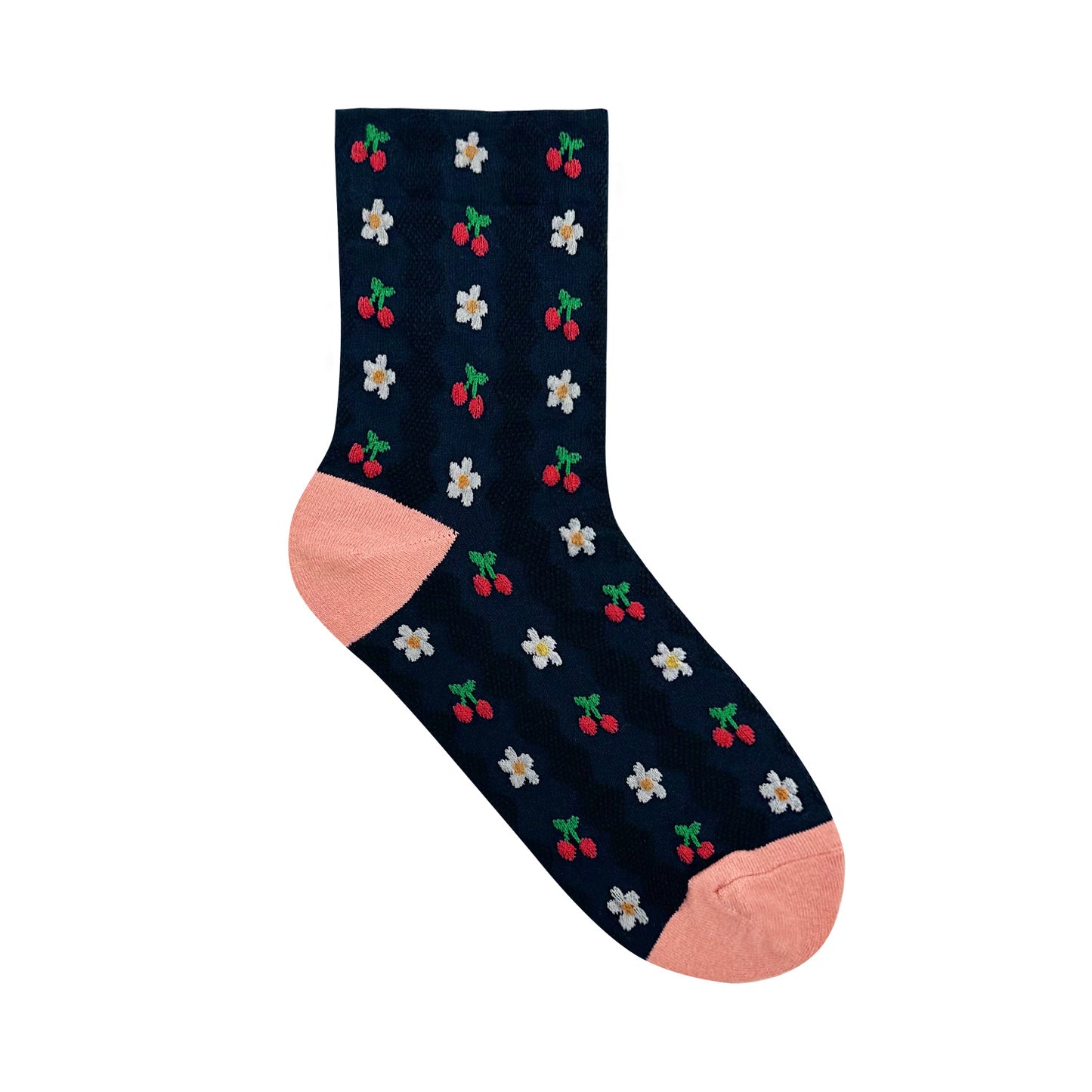 Women's Crew Cherry Knit Socks