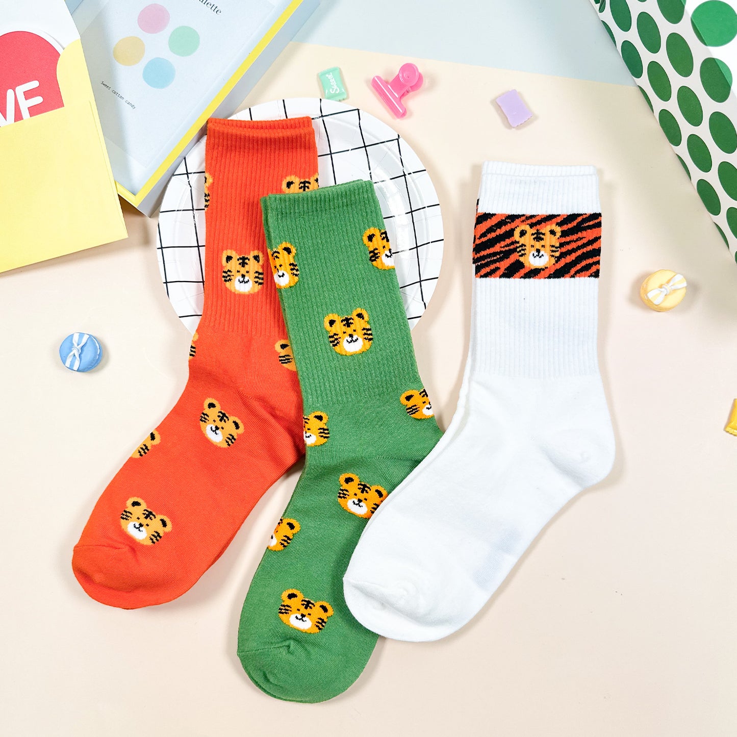 Women's Crew Growl-Growl Socks