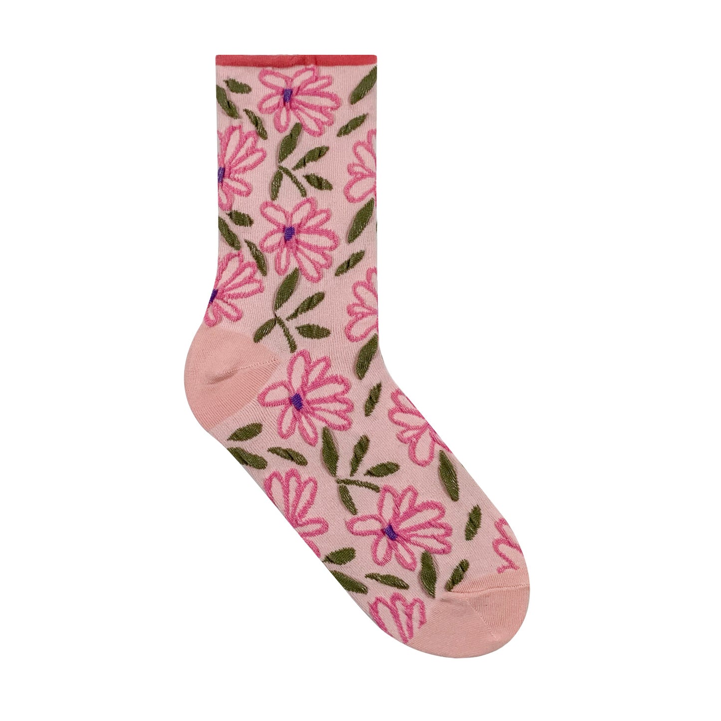 Women's Crew Flora Socks