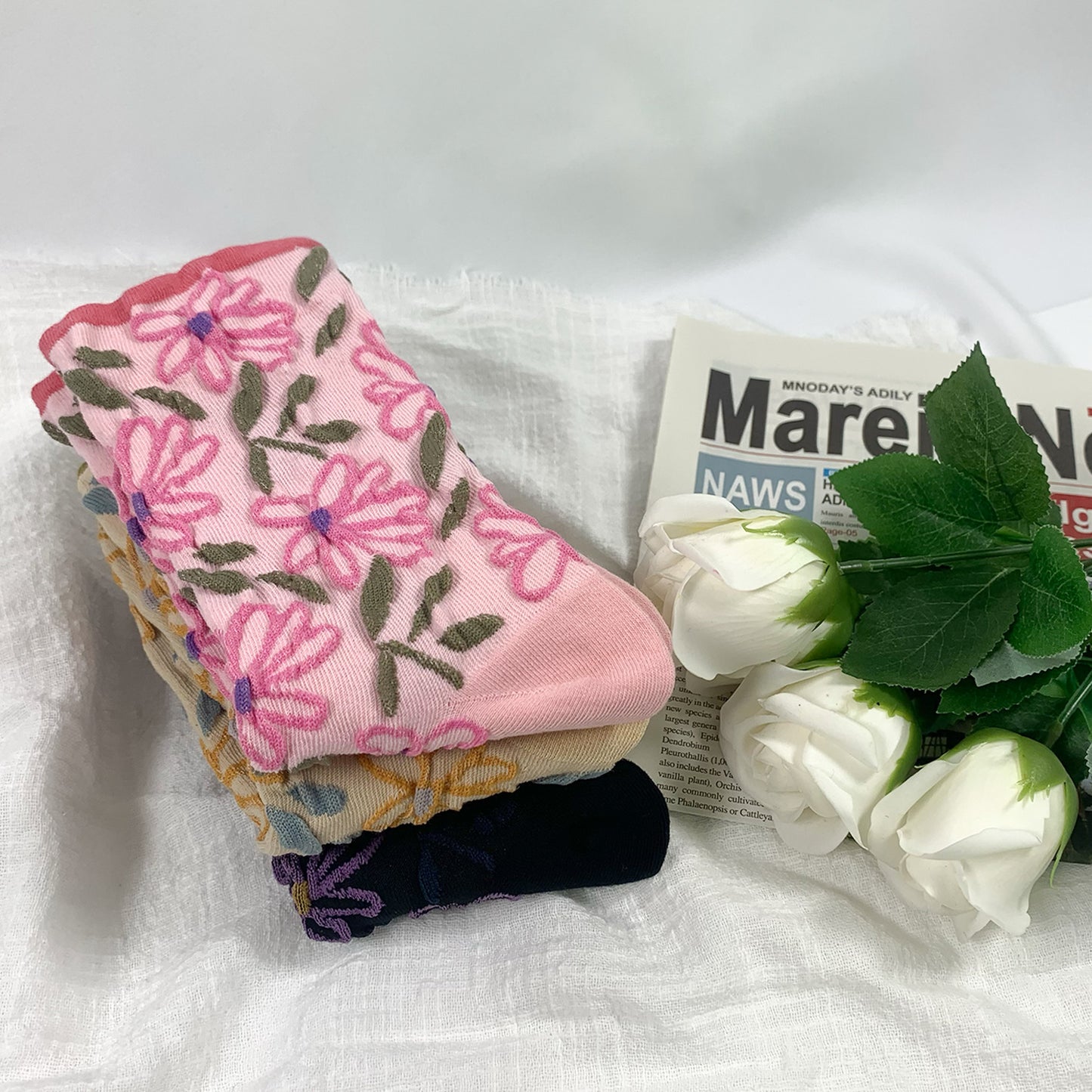 Women's Crew Flora Socks