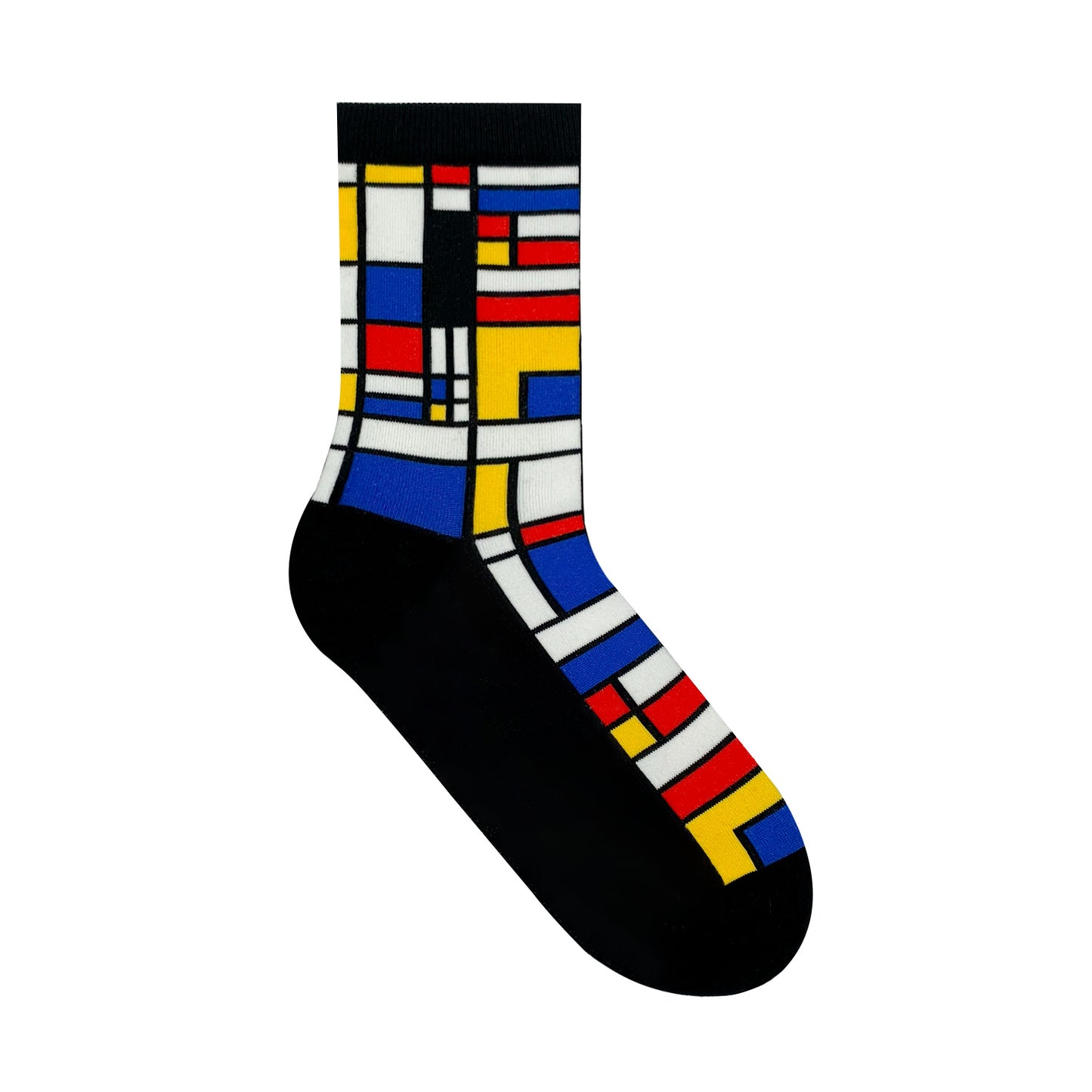 Women's Crew Square Pattern Socks