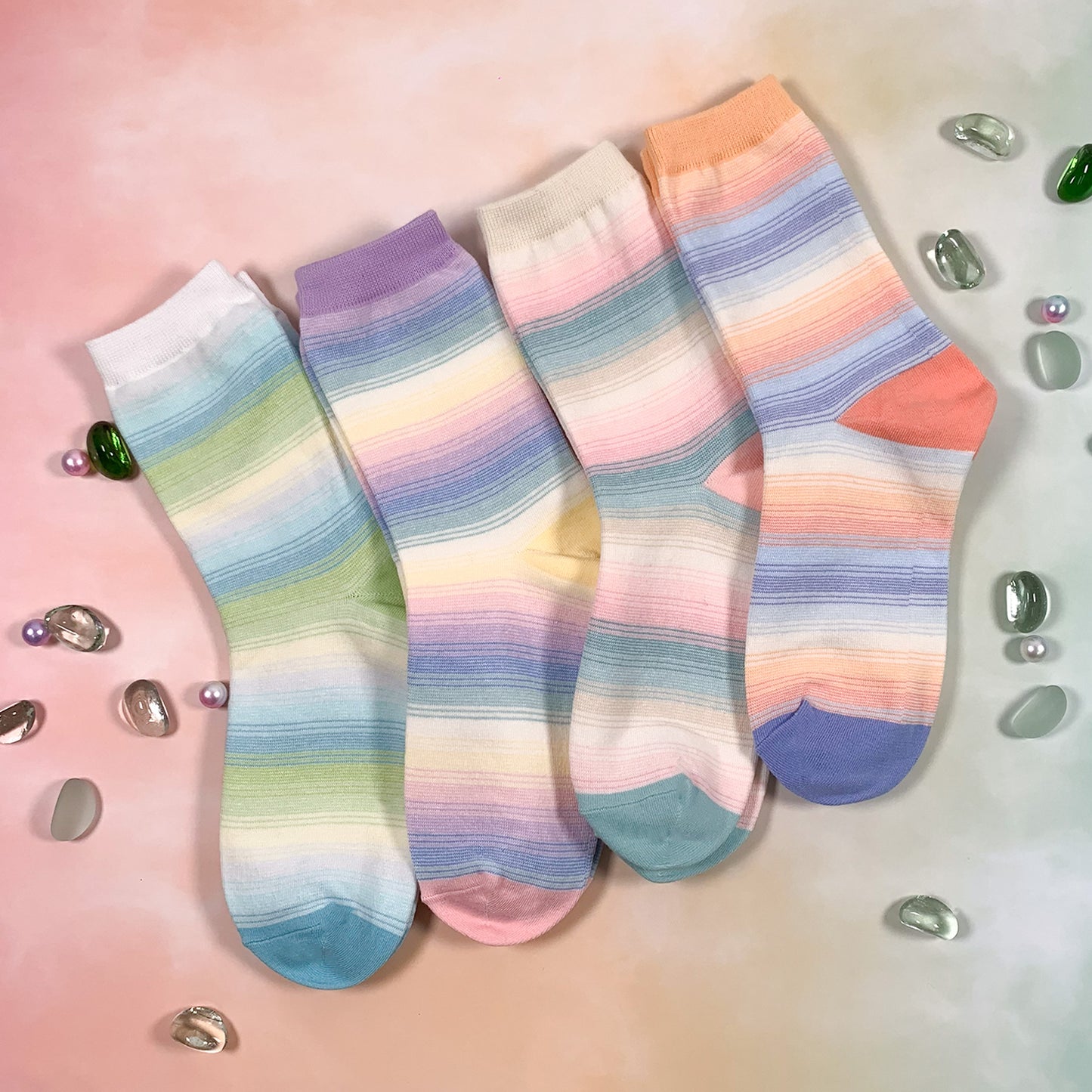 Women's Crew Sherbert Pattern Socks
